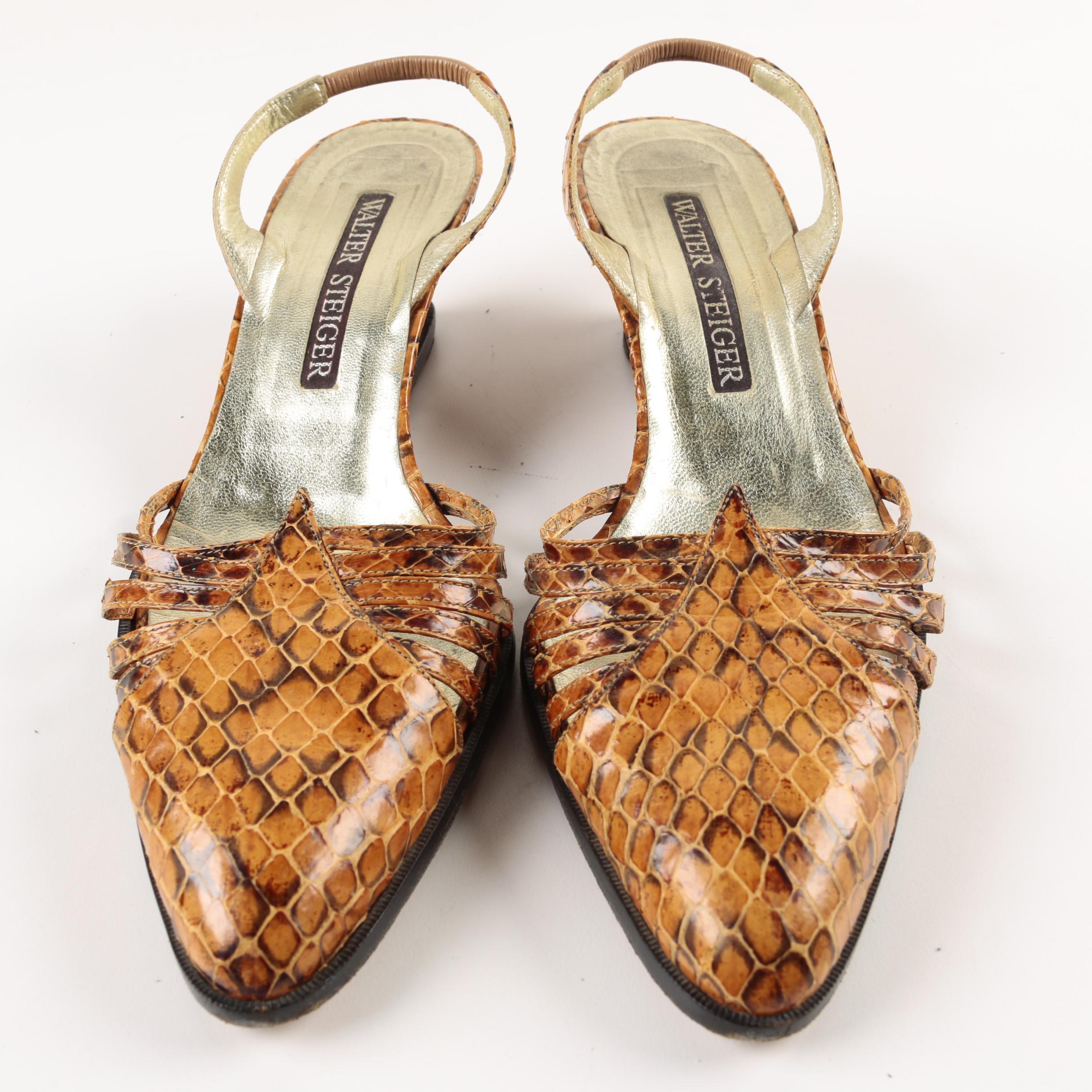 Women's Vintage Footwear Including Walter Steiger and Walter Genuin Golf Shoes