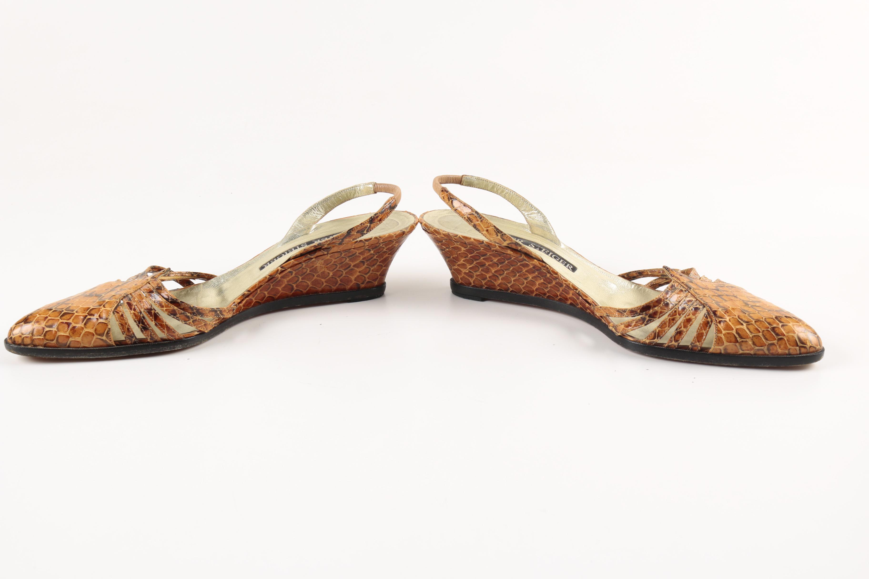 Women's Vintage Footwear Including Walter Steiger and Walter Genuin Golf Shoes