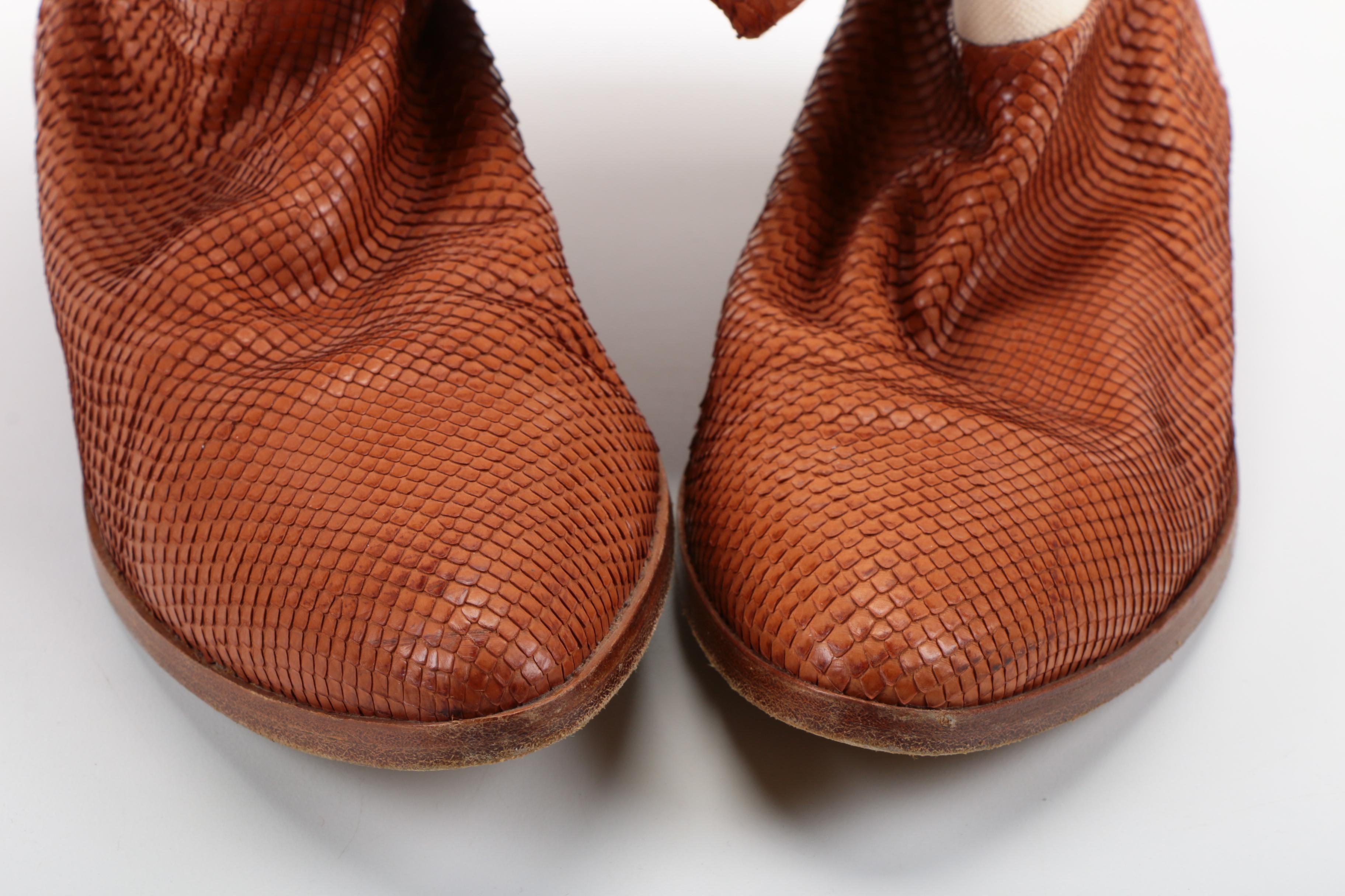 Women's Vero Cuoio Snakeskin Boots