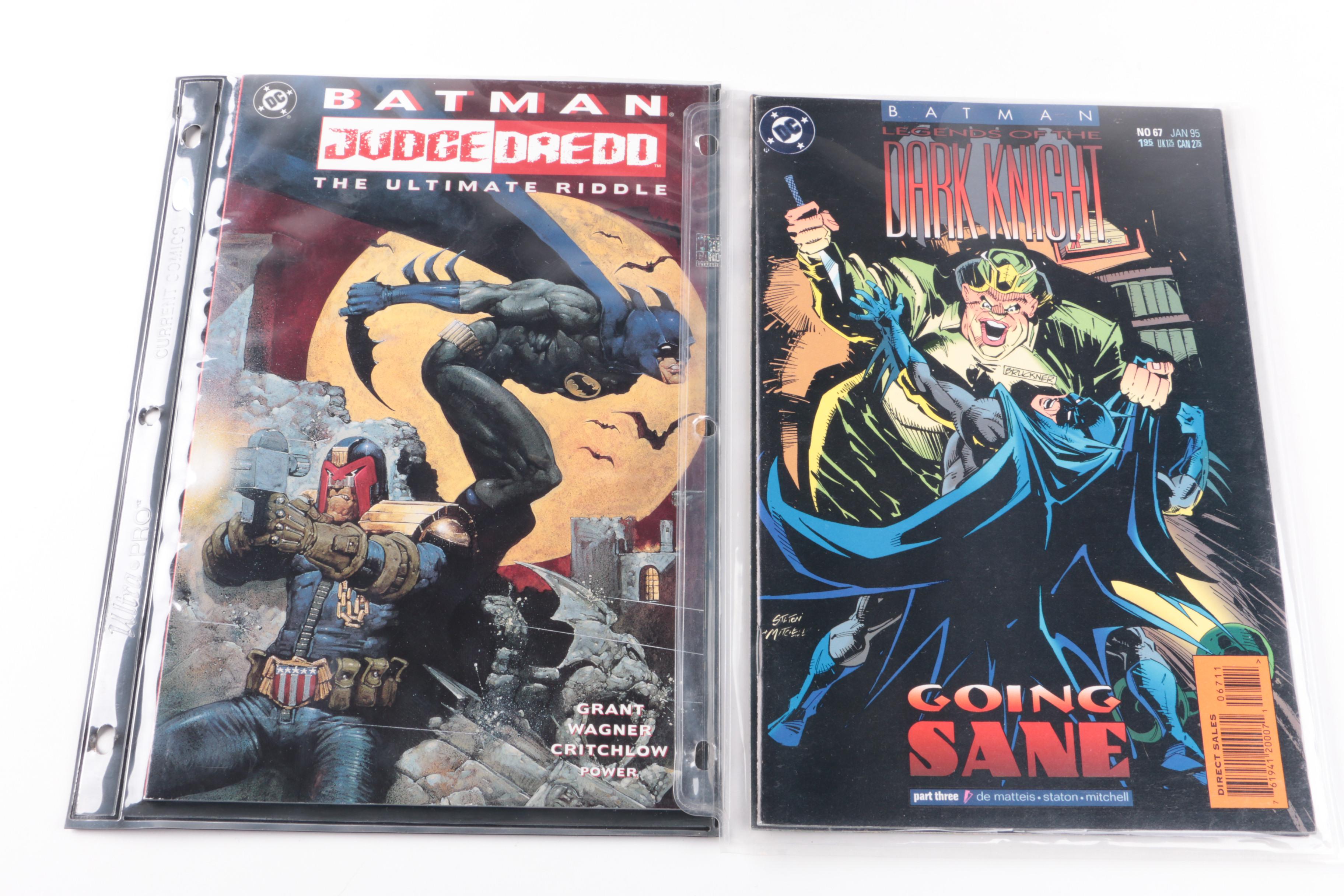 "Going Sane" Complete Story Arc and Batman Cross Over Comics