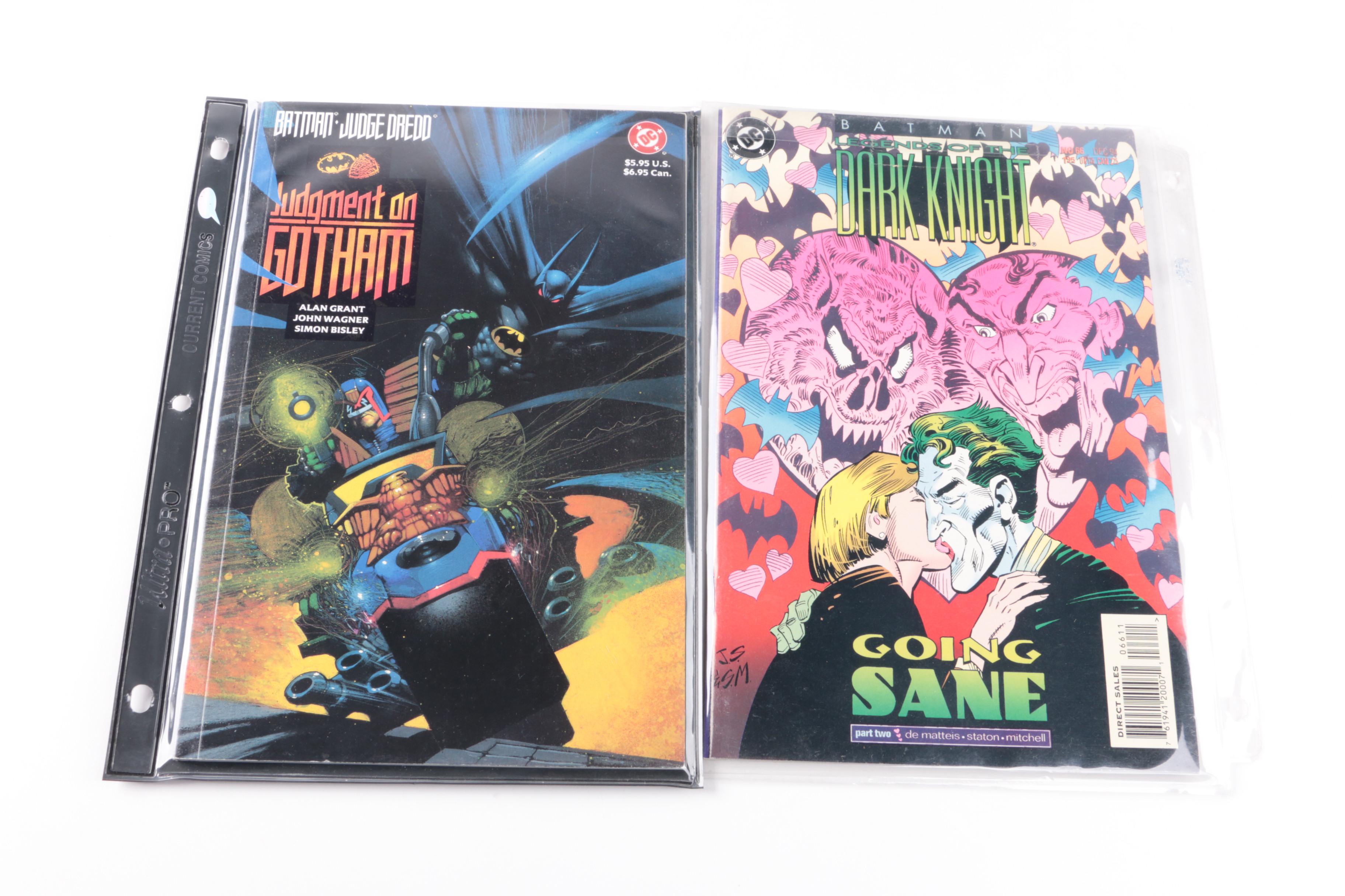 "Going Sane" Complete Story Arc and Batman Cross Over Comics