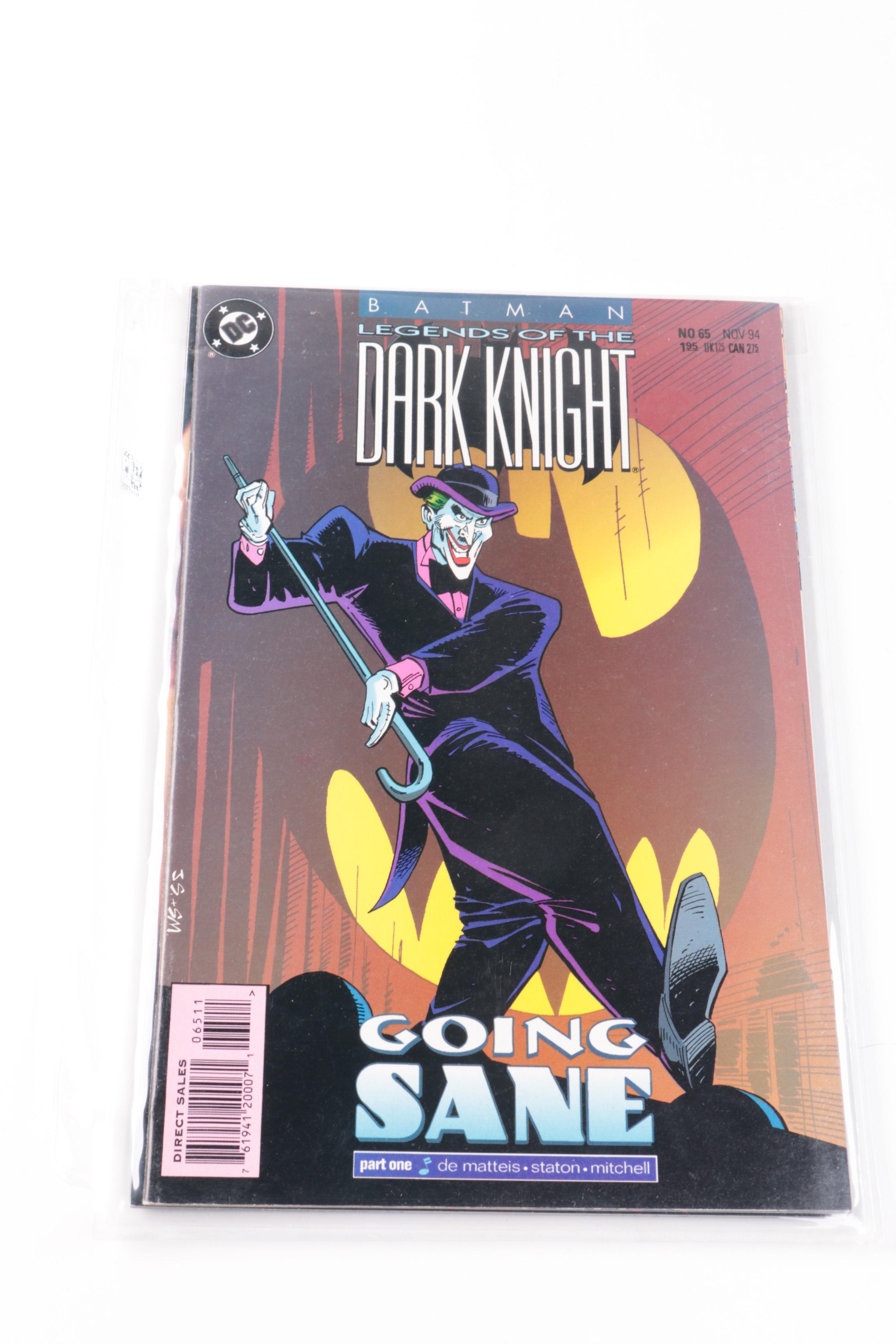 "Going Sane" Complete Story Arc and Batman Cross Over Comics