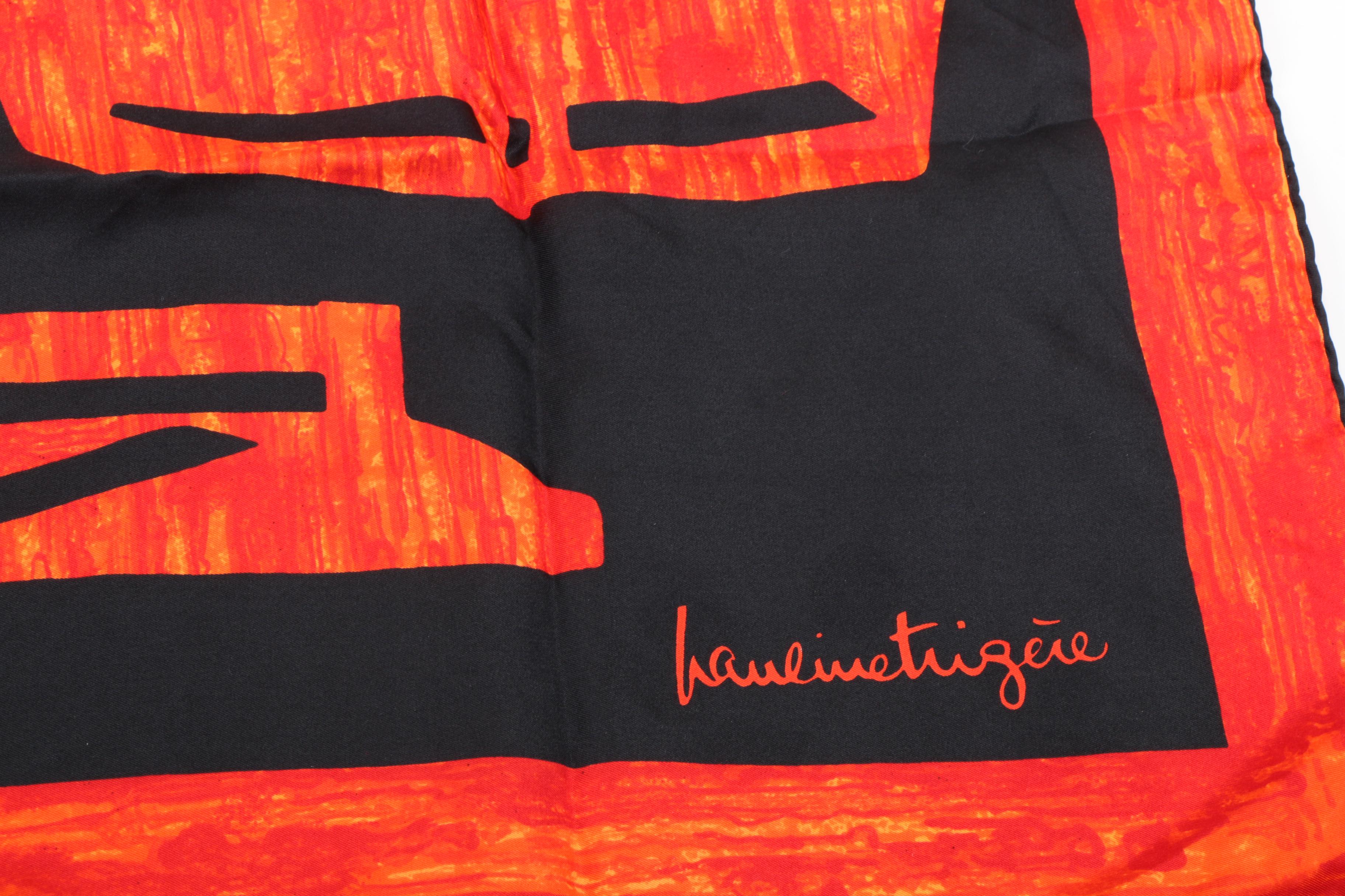 Vintage Circa 1970s Pauline Trigere Libra Scarf