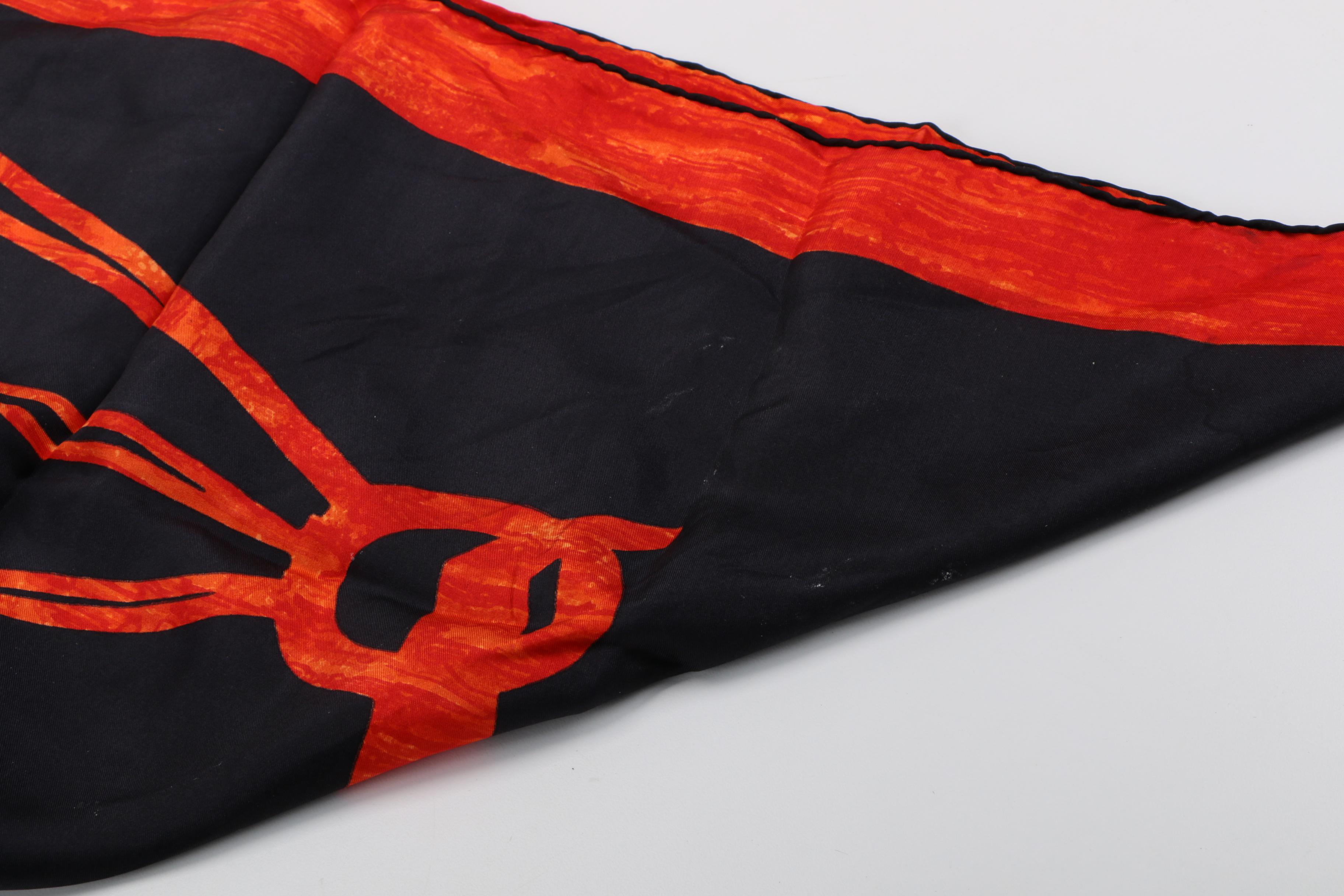 Vintage Circa 1970s Pauline Trigere Libra Scarf