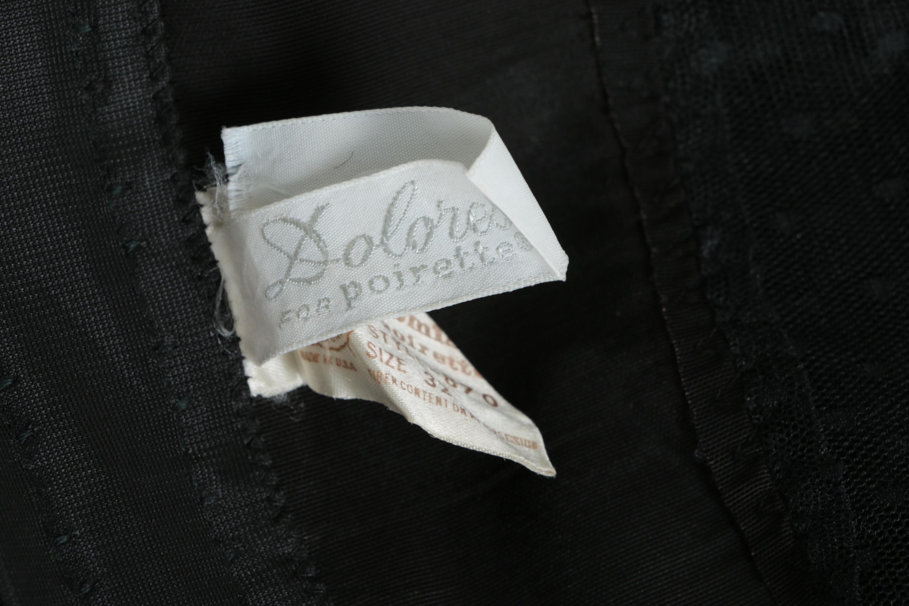 Circa 1970s Delores for Poirette Lingerie with Shrug