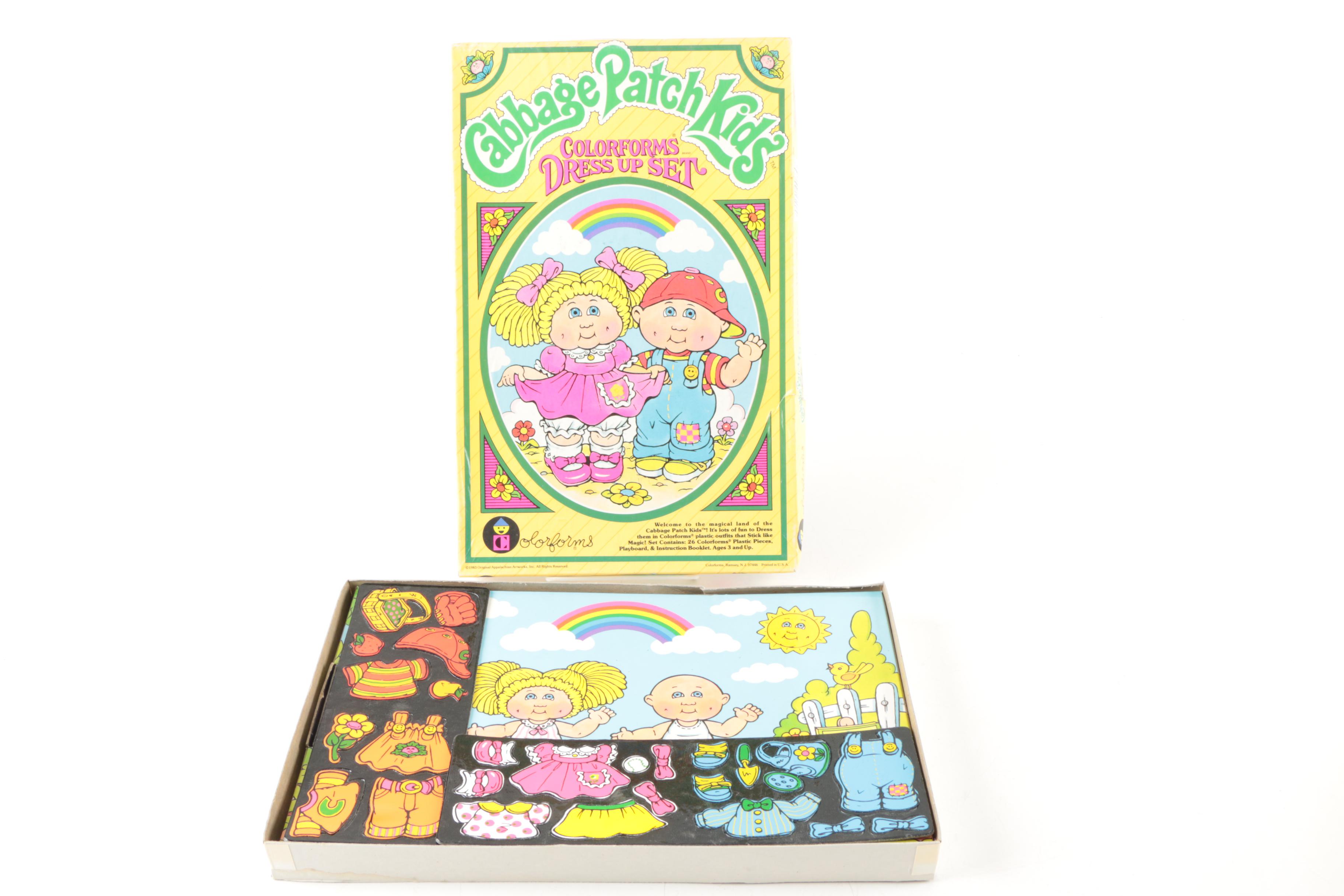 Collection of "Colorforms" Dress Up Sets