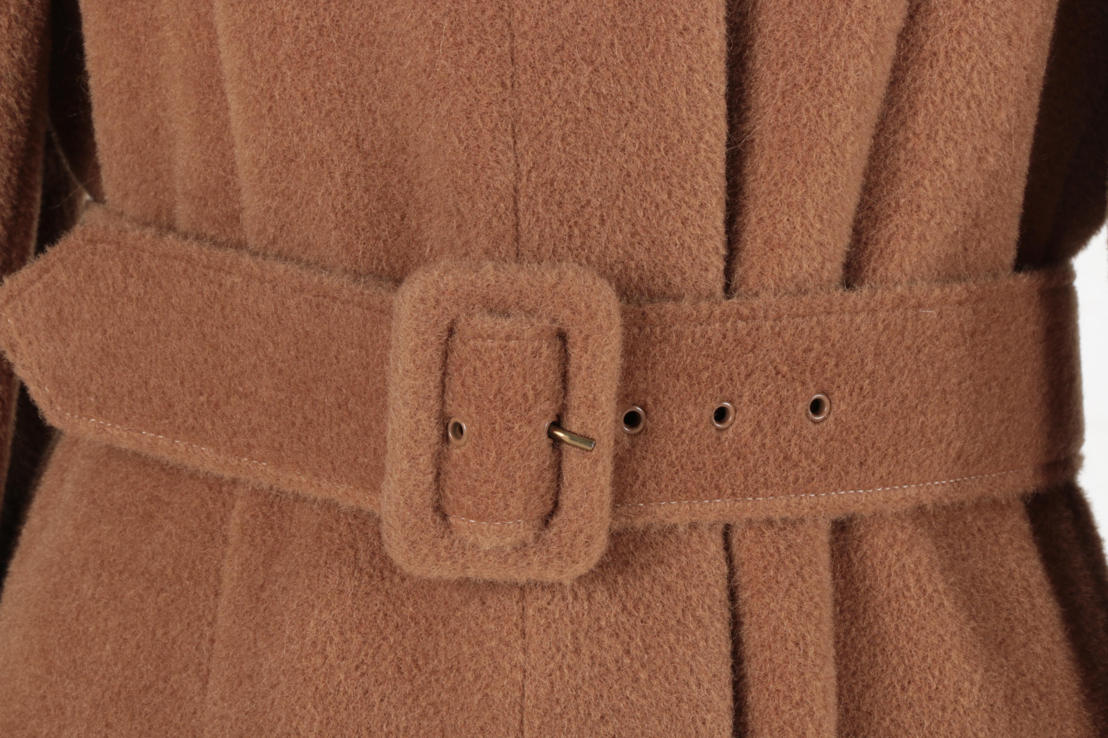 Women's Giorgio Armani Le Collezioni Belted Wool Coat