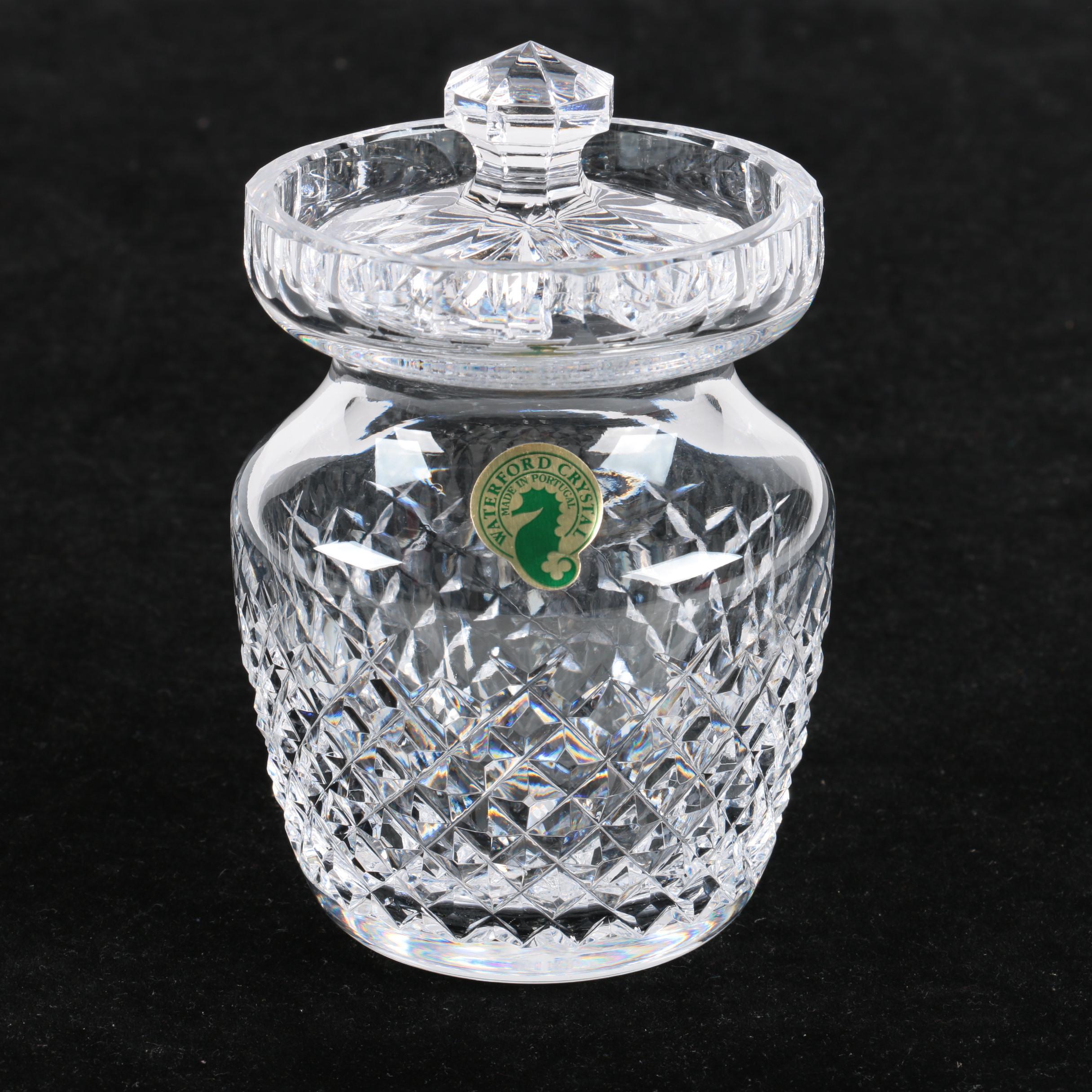 Waterford "Comeragh" Crystal Honey Jar