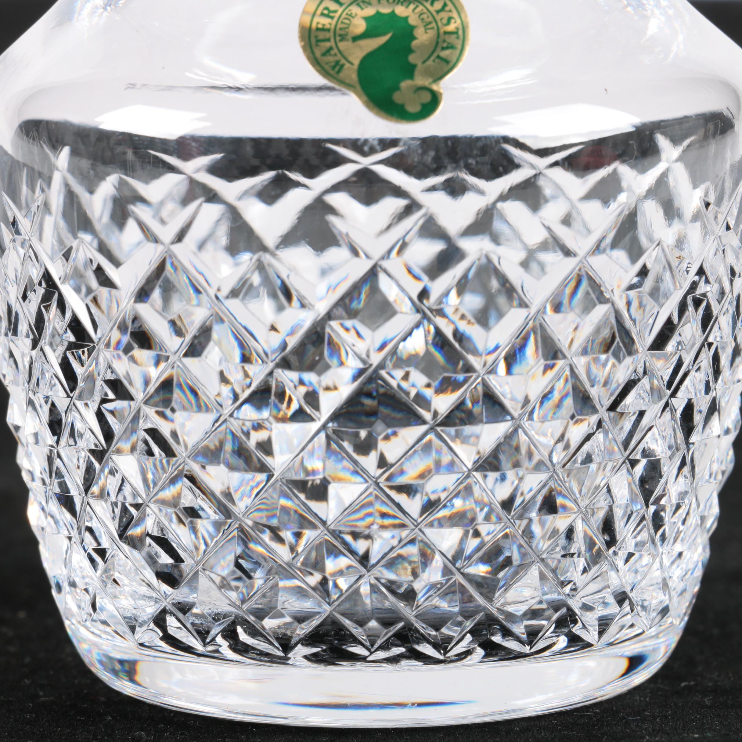 Waterford "Comeragh" Crystal Honey Jar