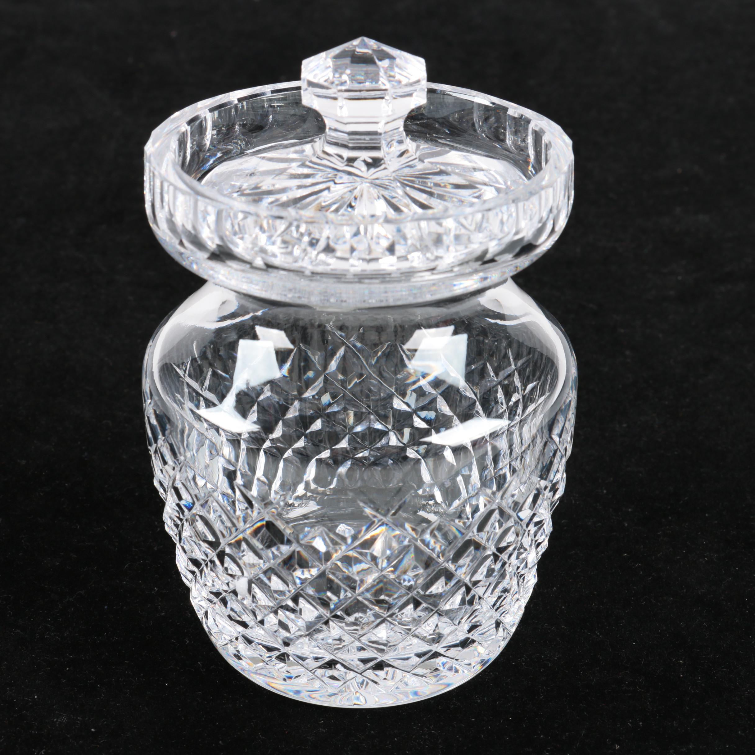 Waterford "Comeragh" Crystal Honey Jar