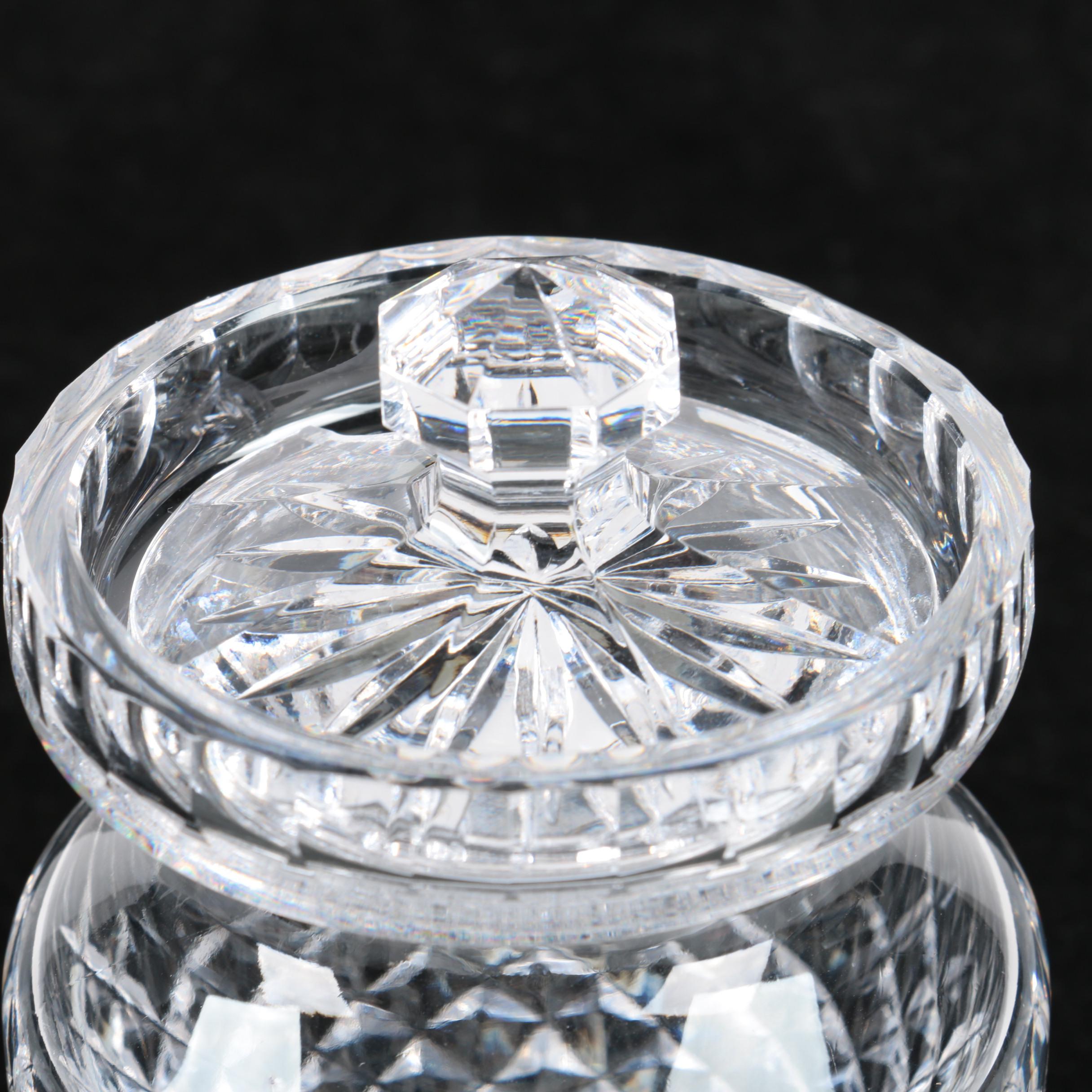 Waterford "Comeragh" Crystal Honey Jar
