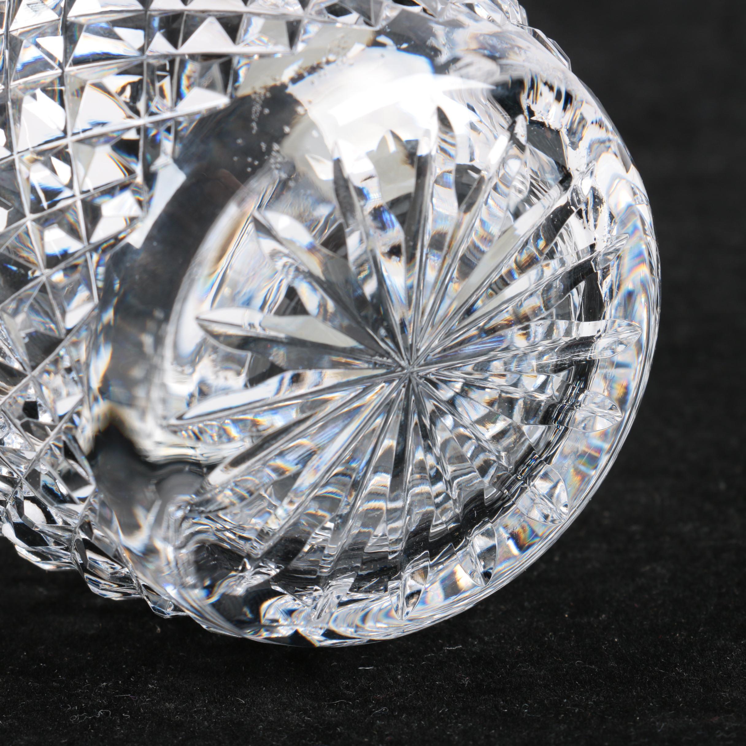 Waterford "Comeragh" Crystal Honey Jar