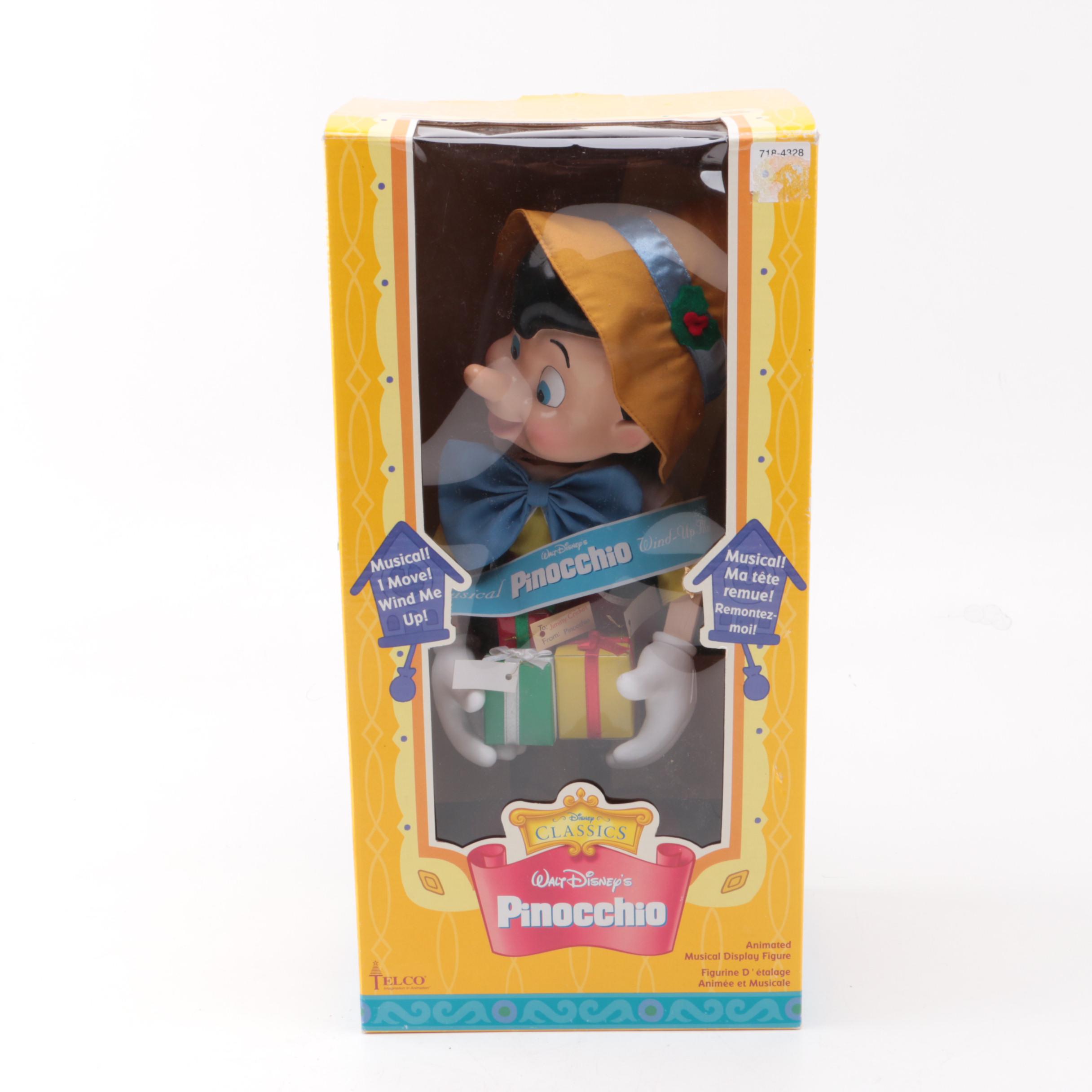 Musical Disney "Pinocchio" Christmas Figurine