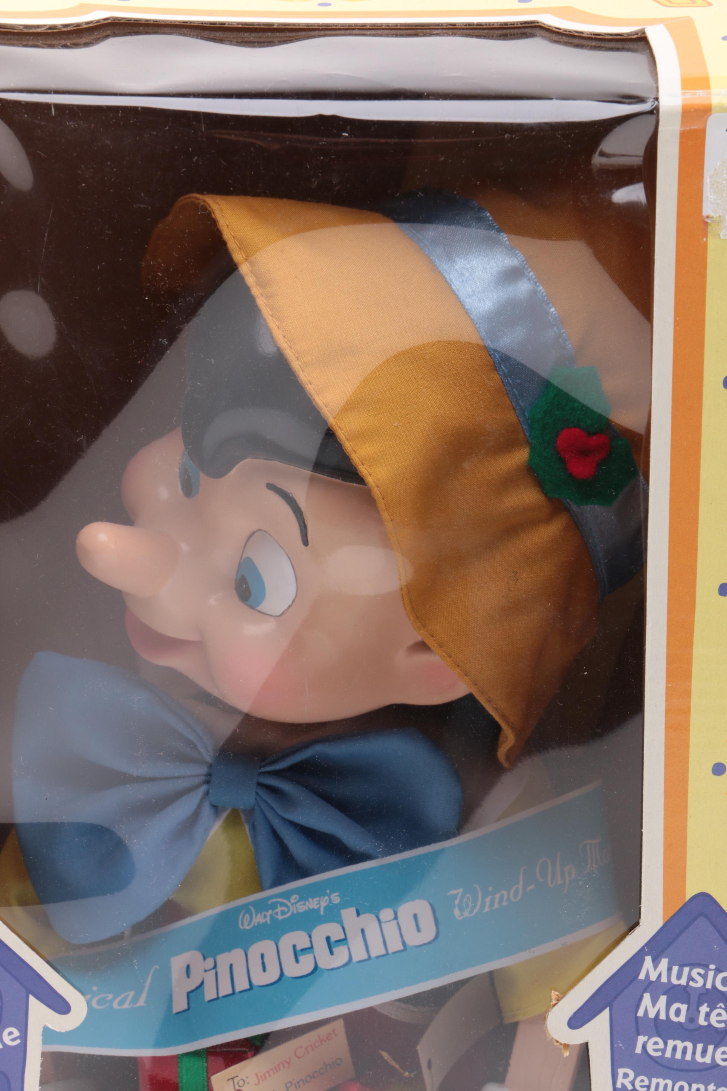 Musical Disney "Pinocchio" Christmas Figurine