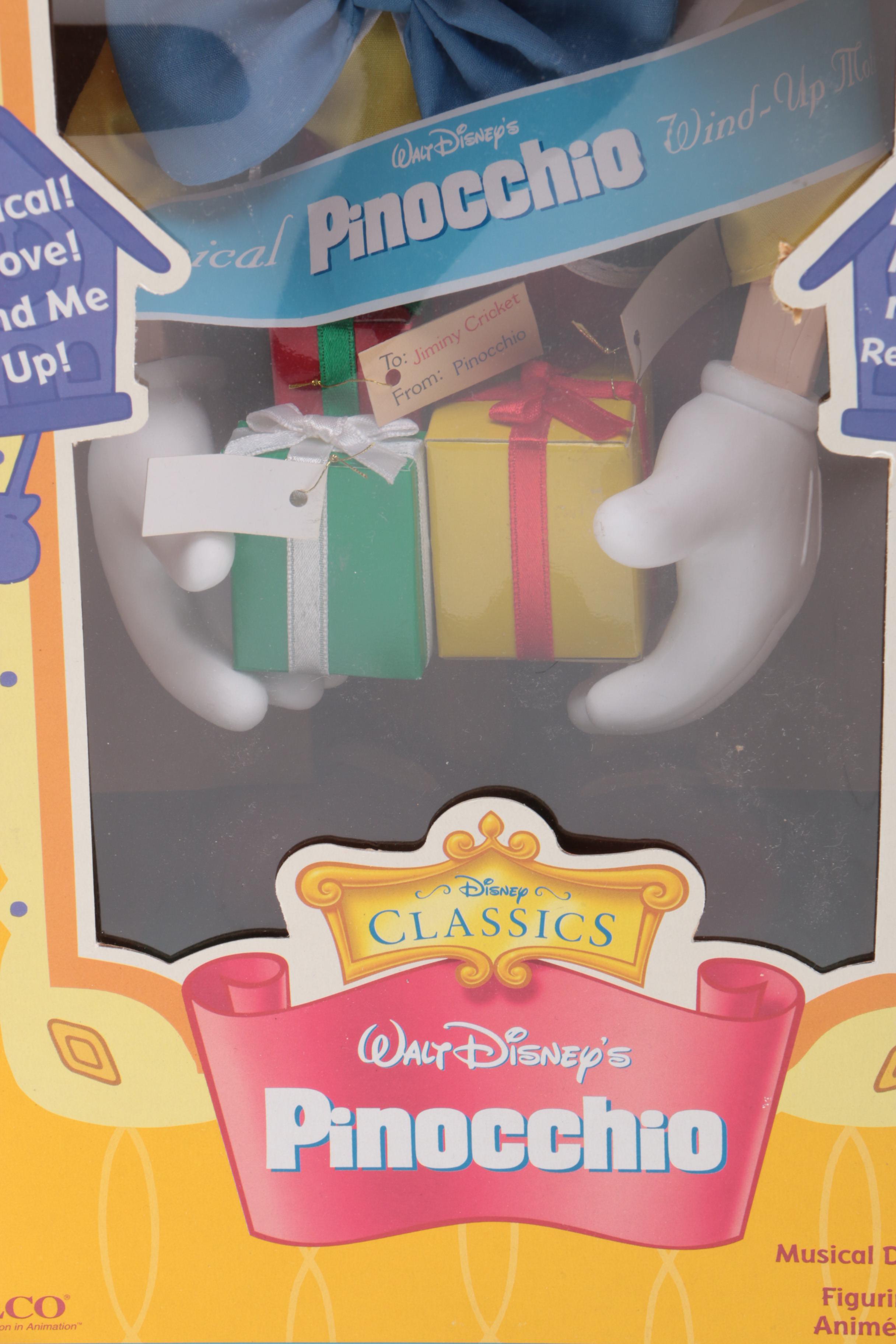 Musical Disney "Pinocchio" Christmas Figurine