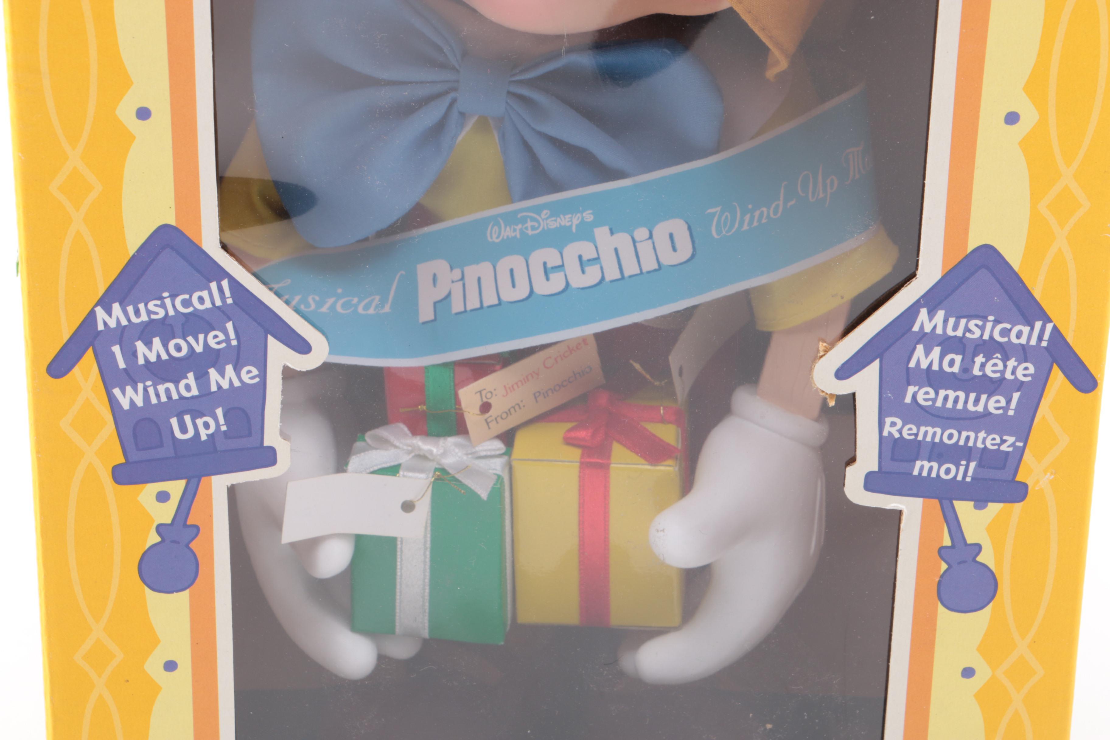 Musical Disney "Pinocchio" Christmas Figurine