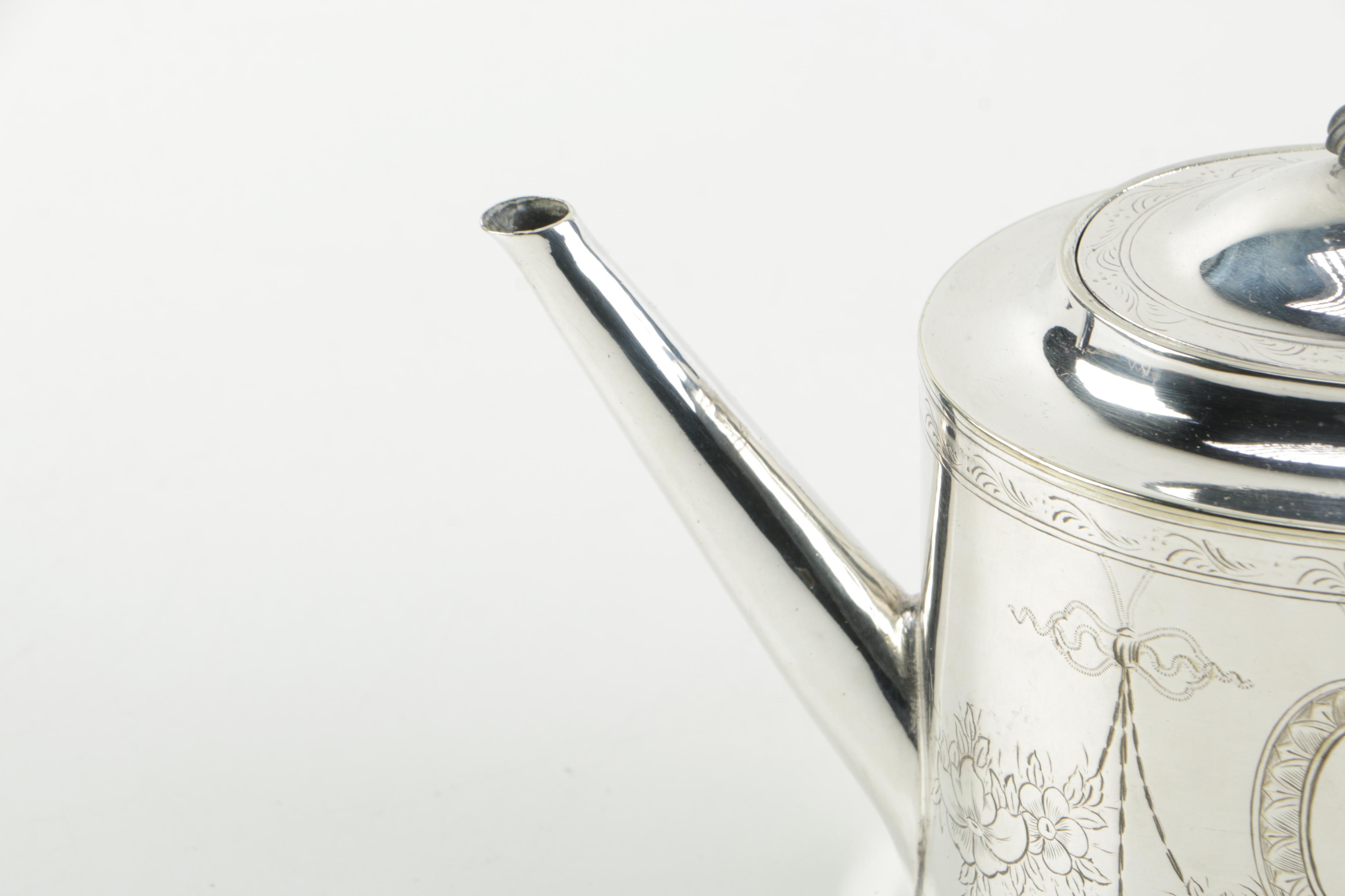 19th Century Birmingham Thomas Harwood & Co. Silver Plate Teapot