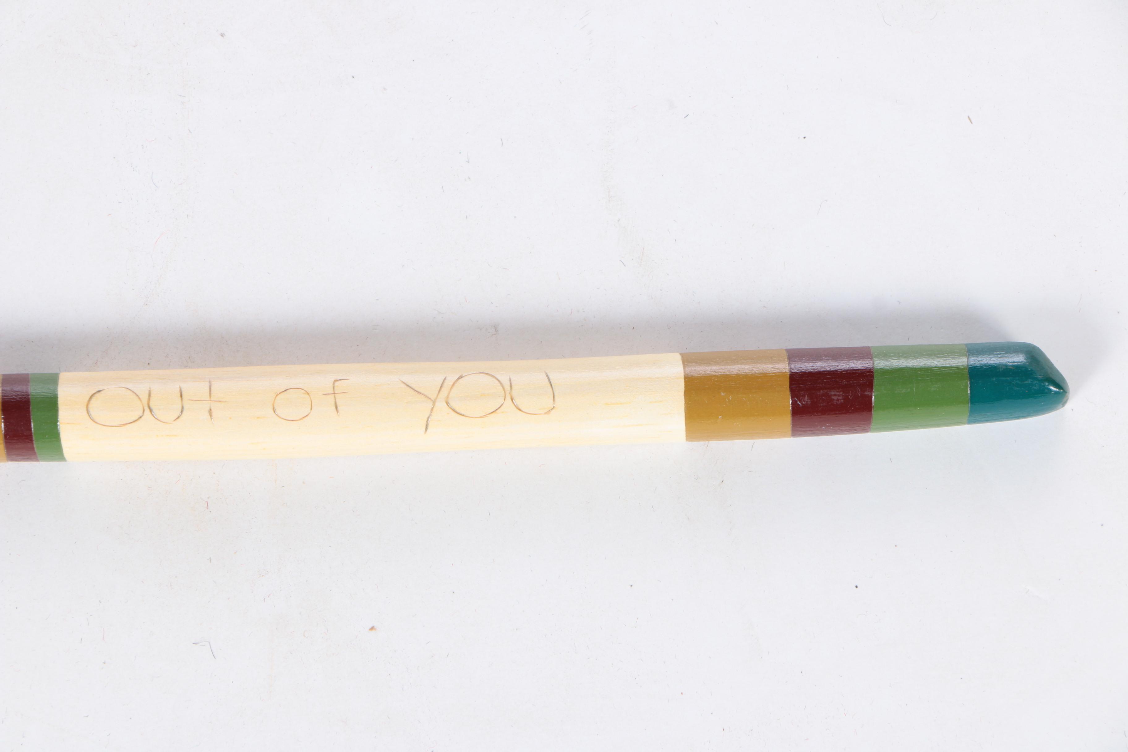 Three Richard Kooyman and Barbara Browning Folk Art Carved Wooden Snakes