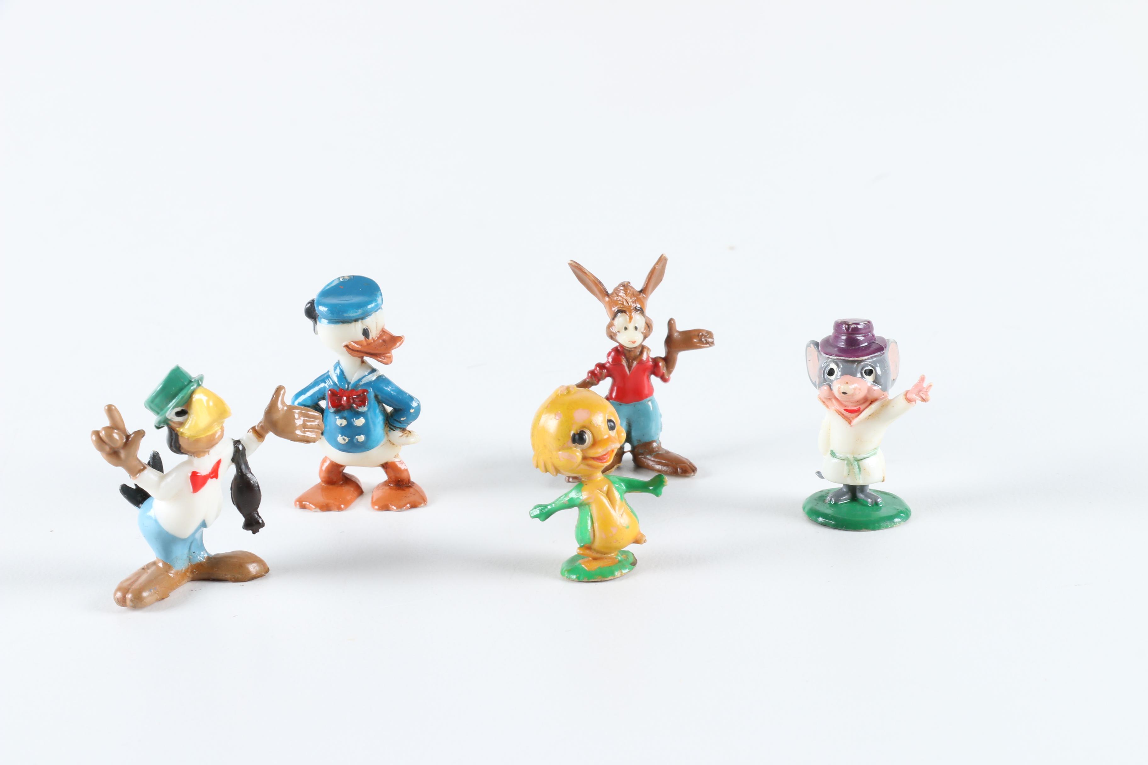 Plastic Disney and Hanna-Barbera Figurines