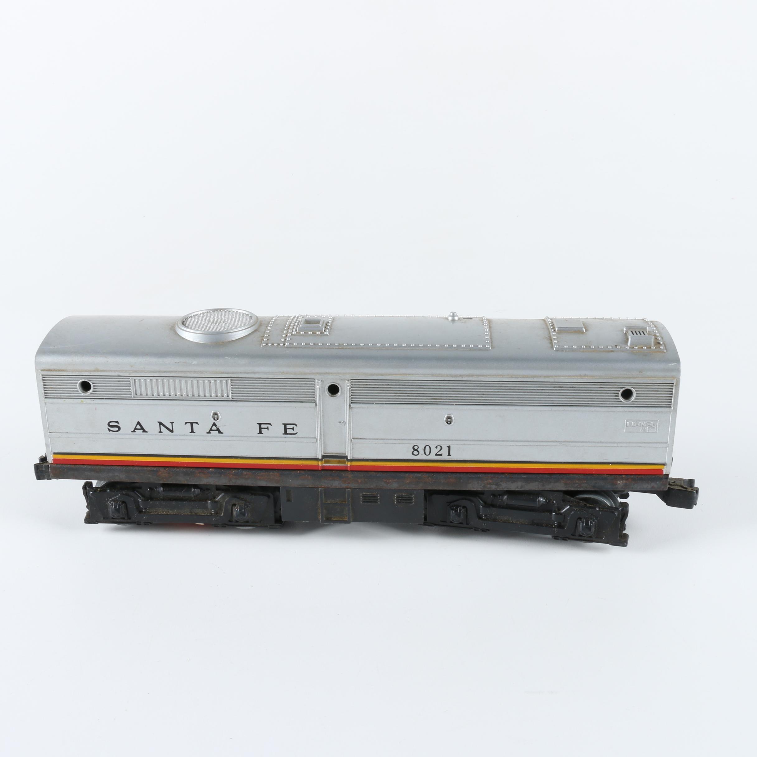 Lionel O Gauge Santa Fe Diesel Engine Set