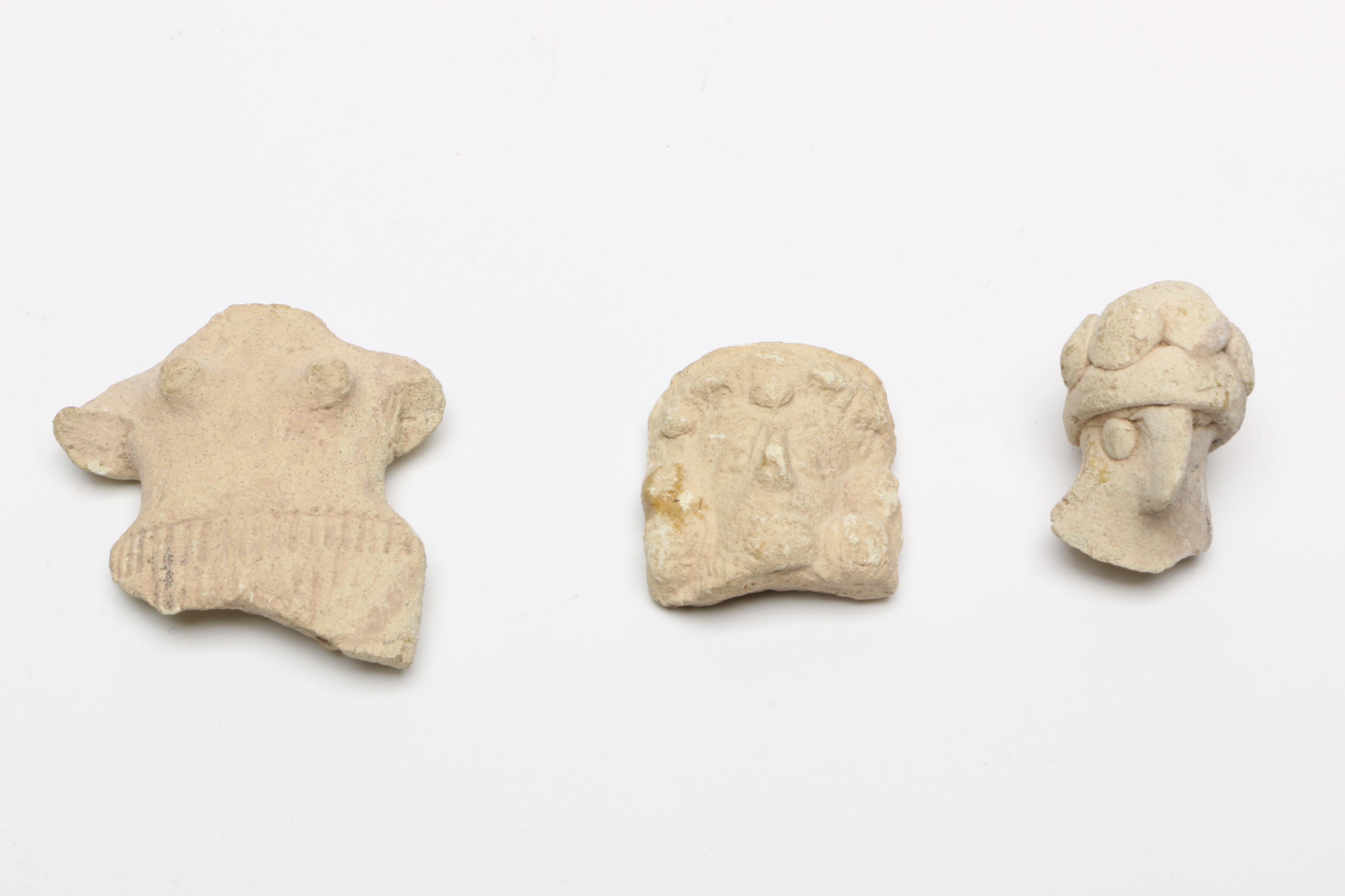 Meso-American Pre-Colombian Style Ceramic Figurine Sherds