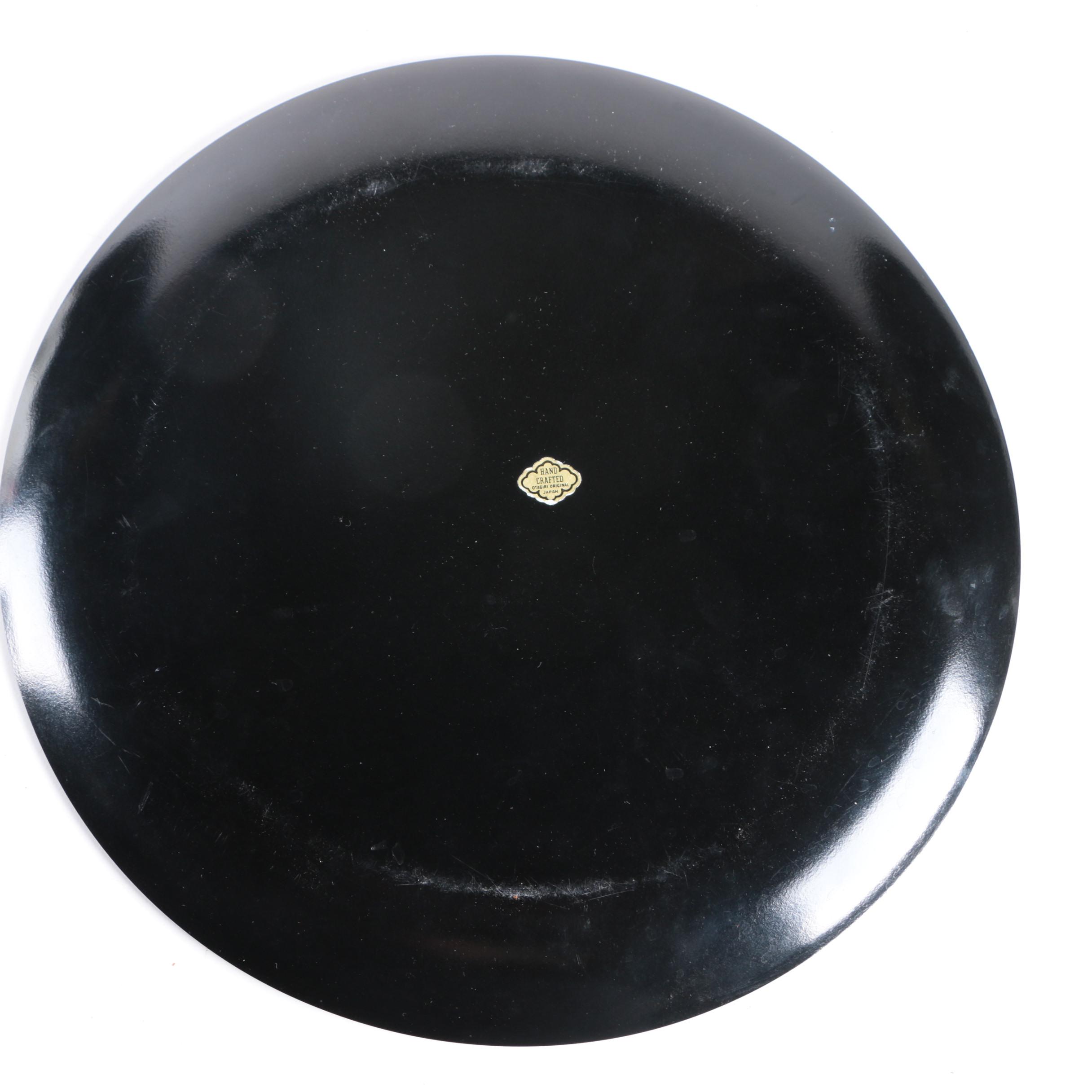 Hand Crafted Lacquered Platter by Otagari