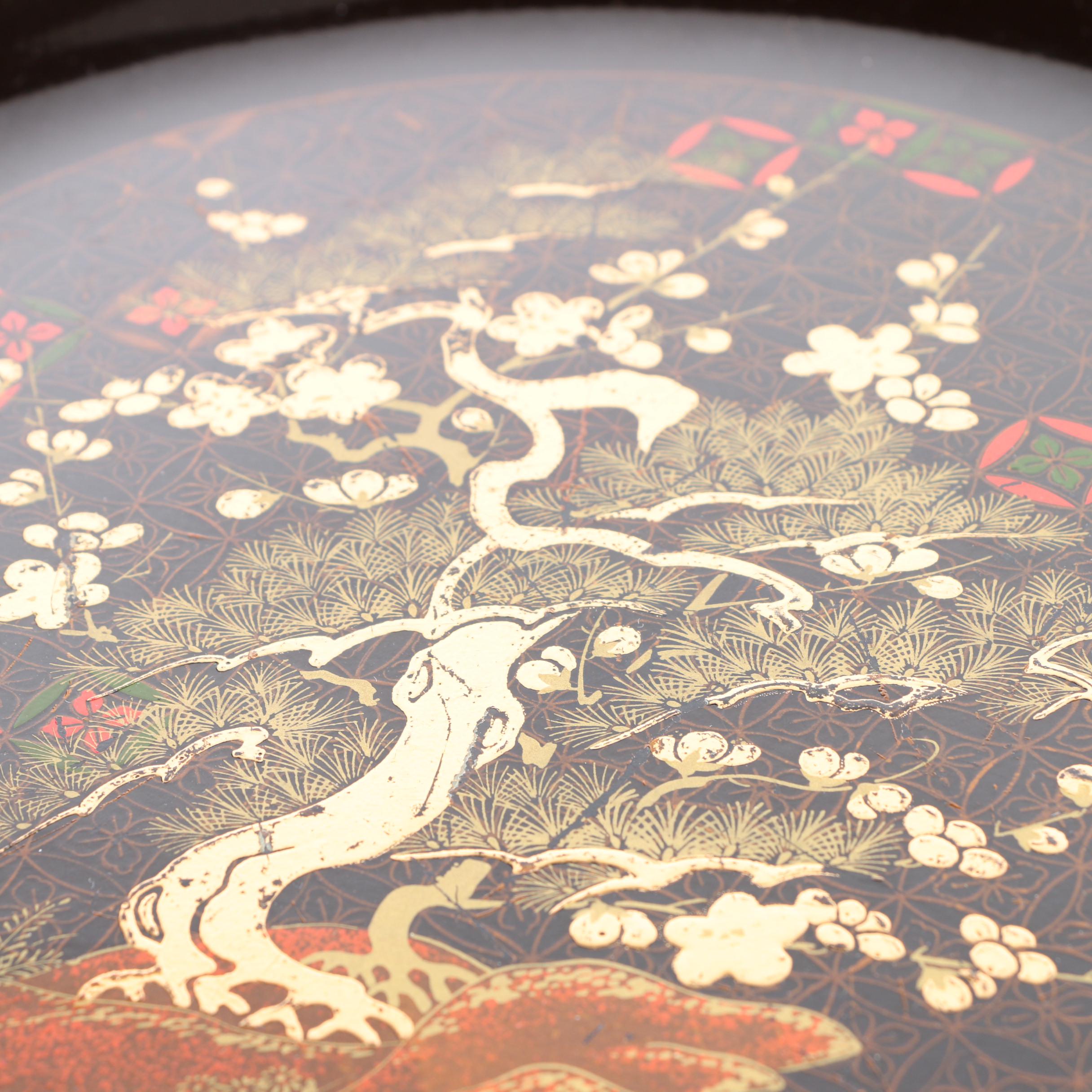 Hand Crafted Lacquered Platter by Otagari