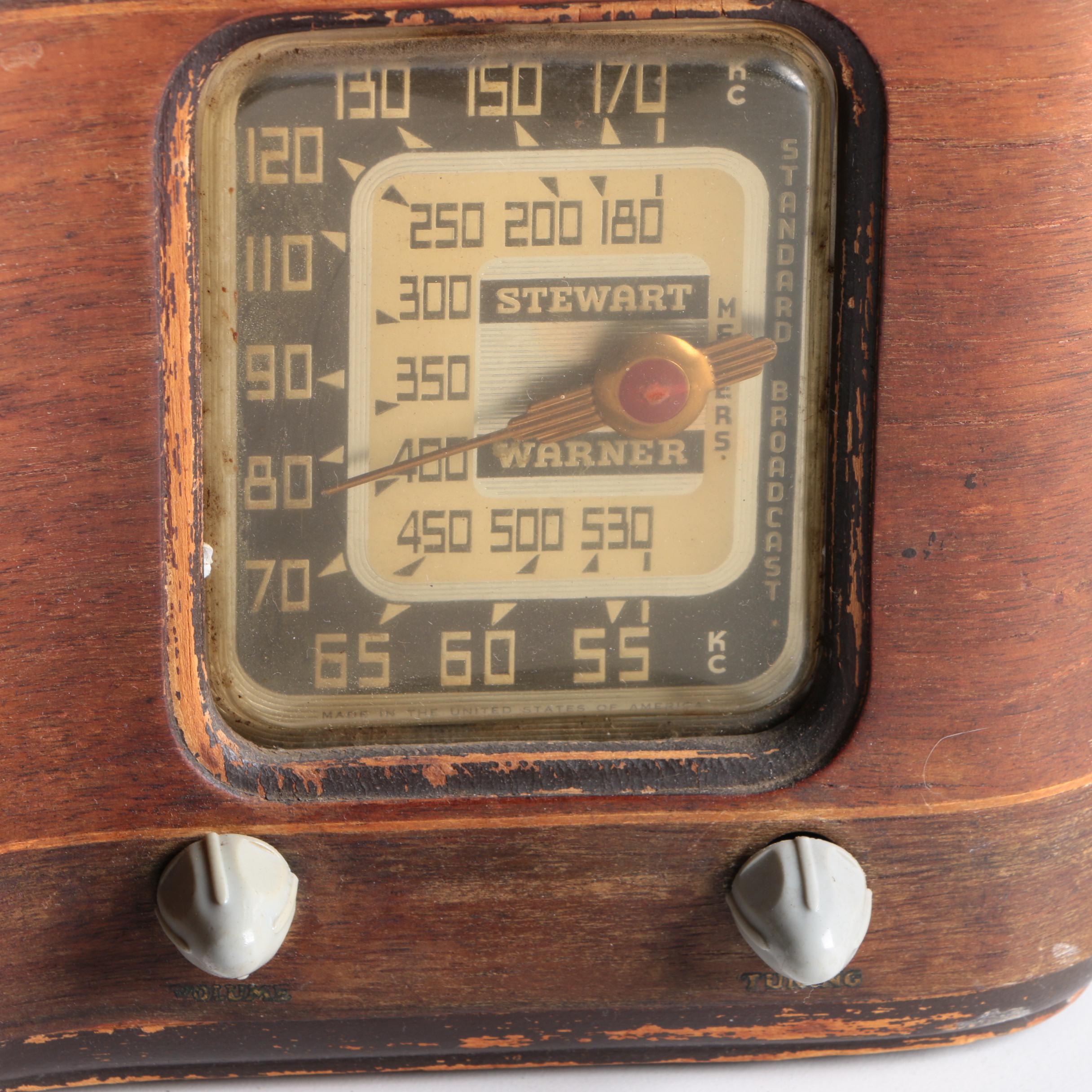 Vintage Stewart-Warner Radio