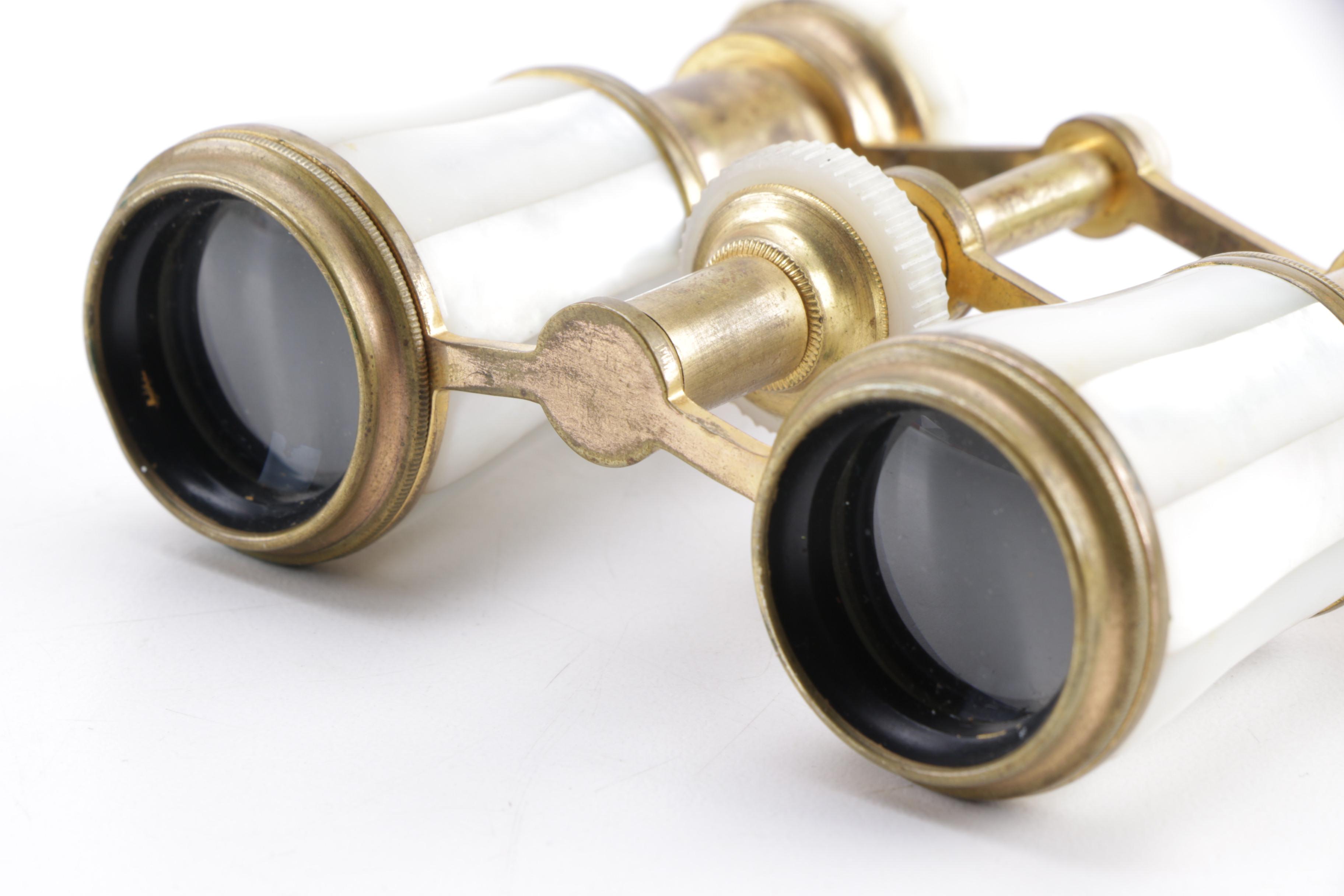 Rodenstock Mother of Pearl and Brass Opera Glasses