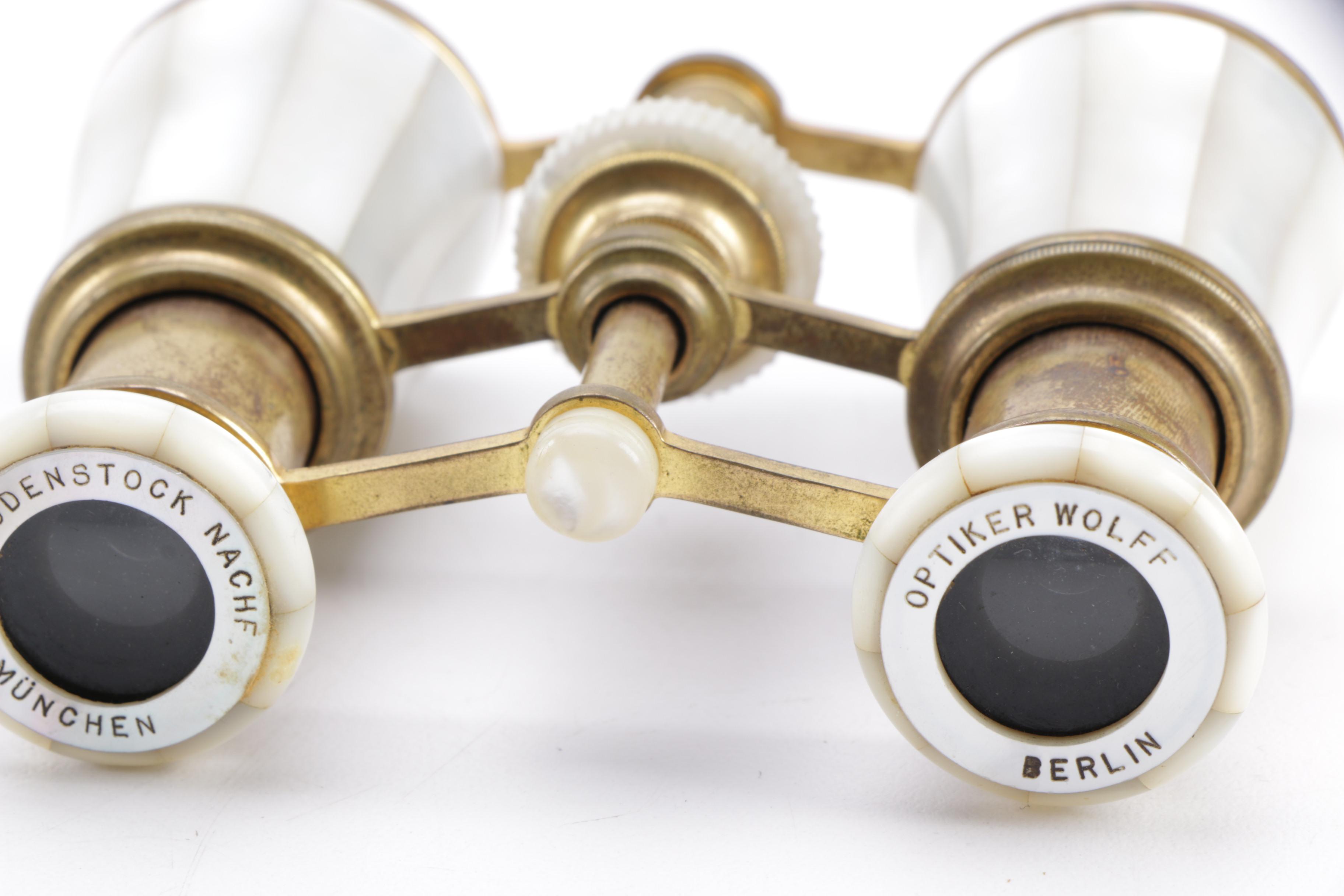 Rodenstock Mother of Pearl and Brass Opera Glasses