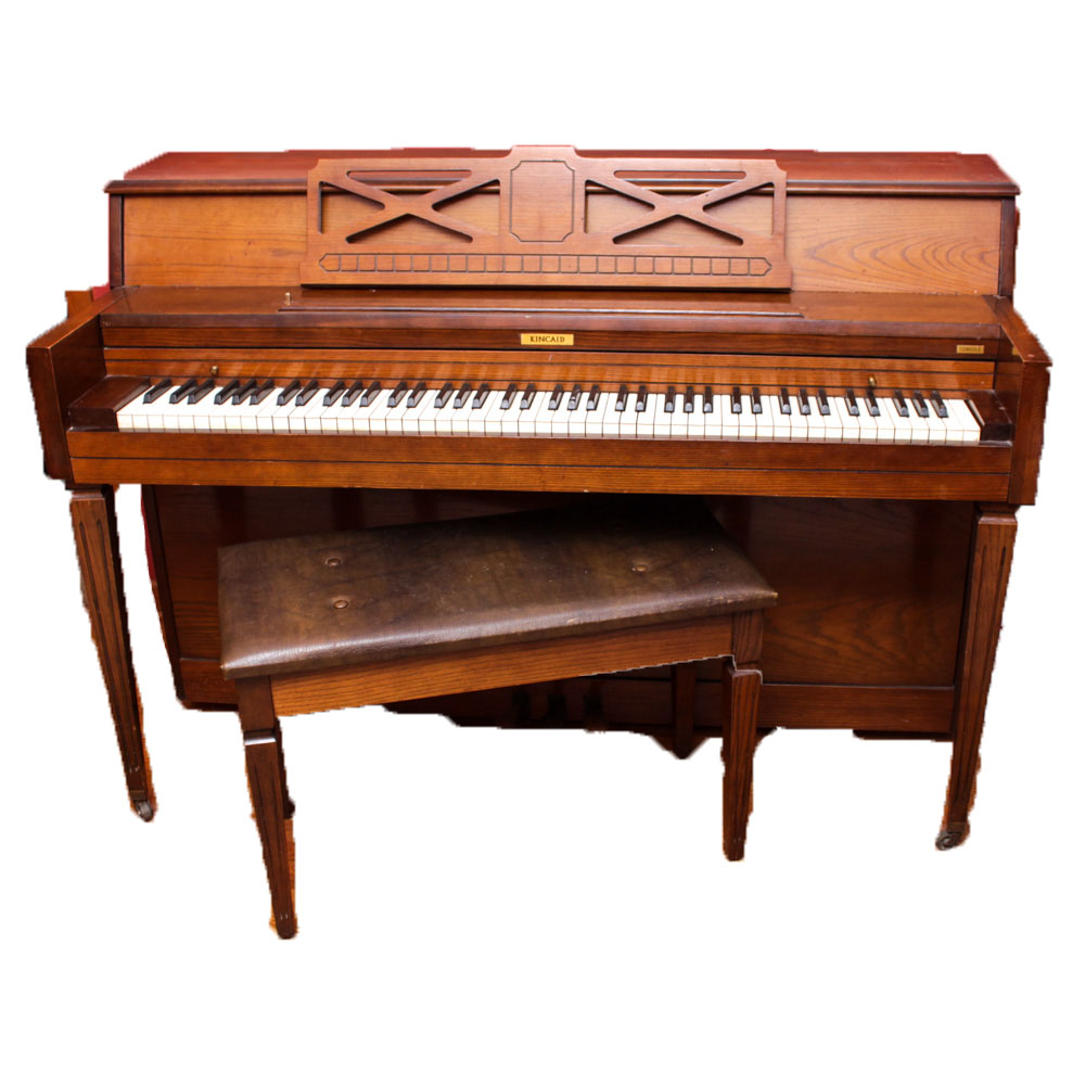 Vintage Kincaid Spinet Piano and Bench
