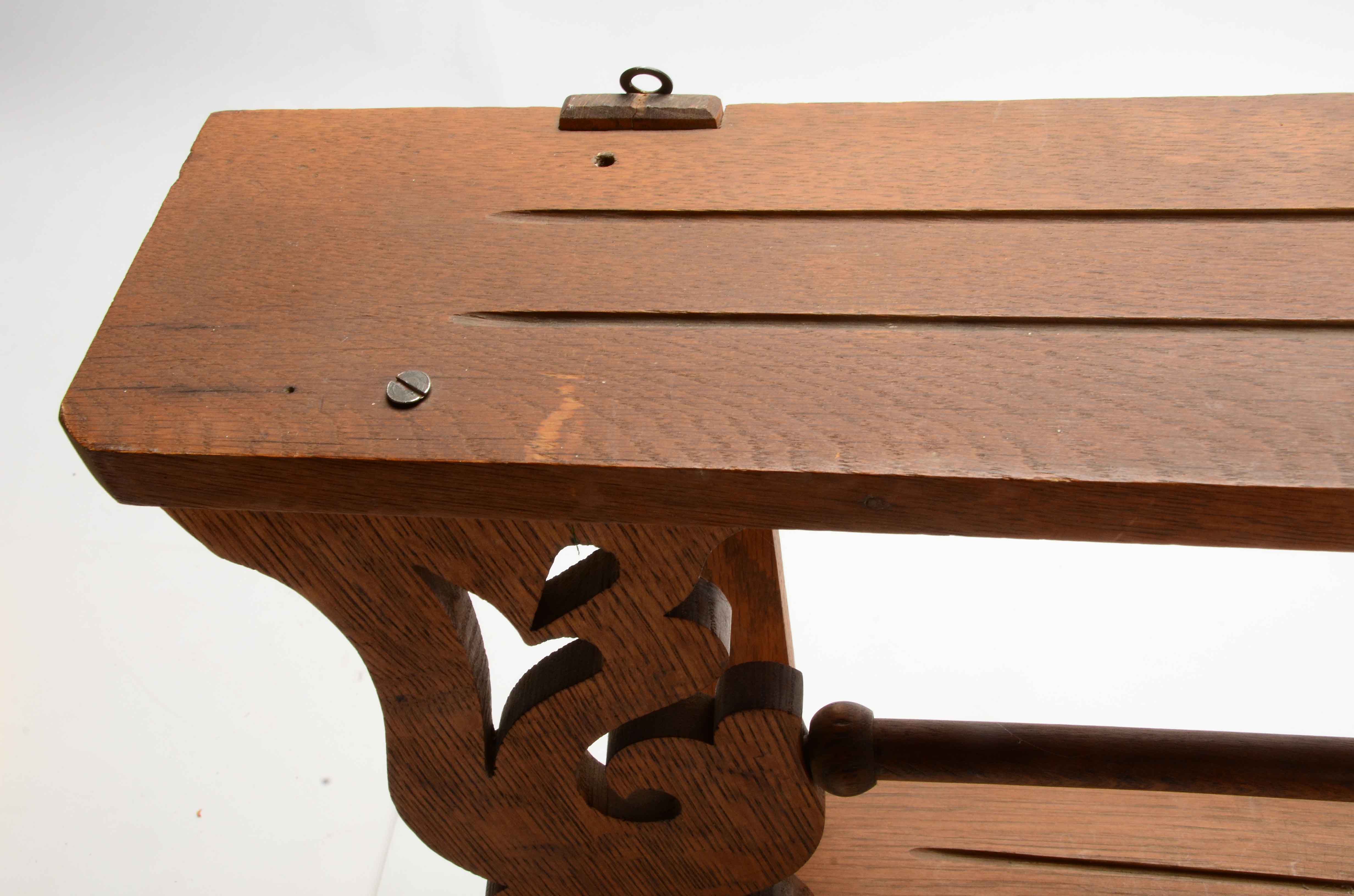 Antique Oak Wall Shelf