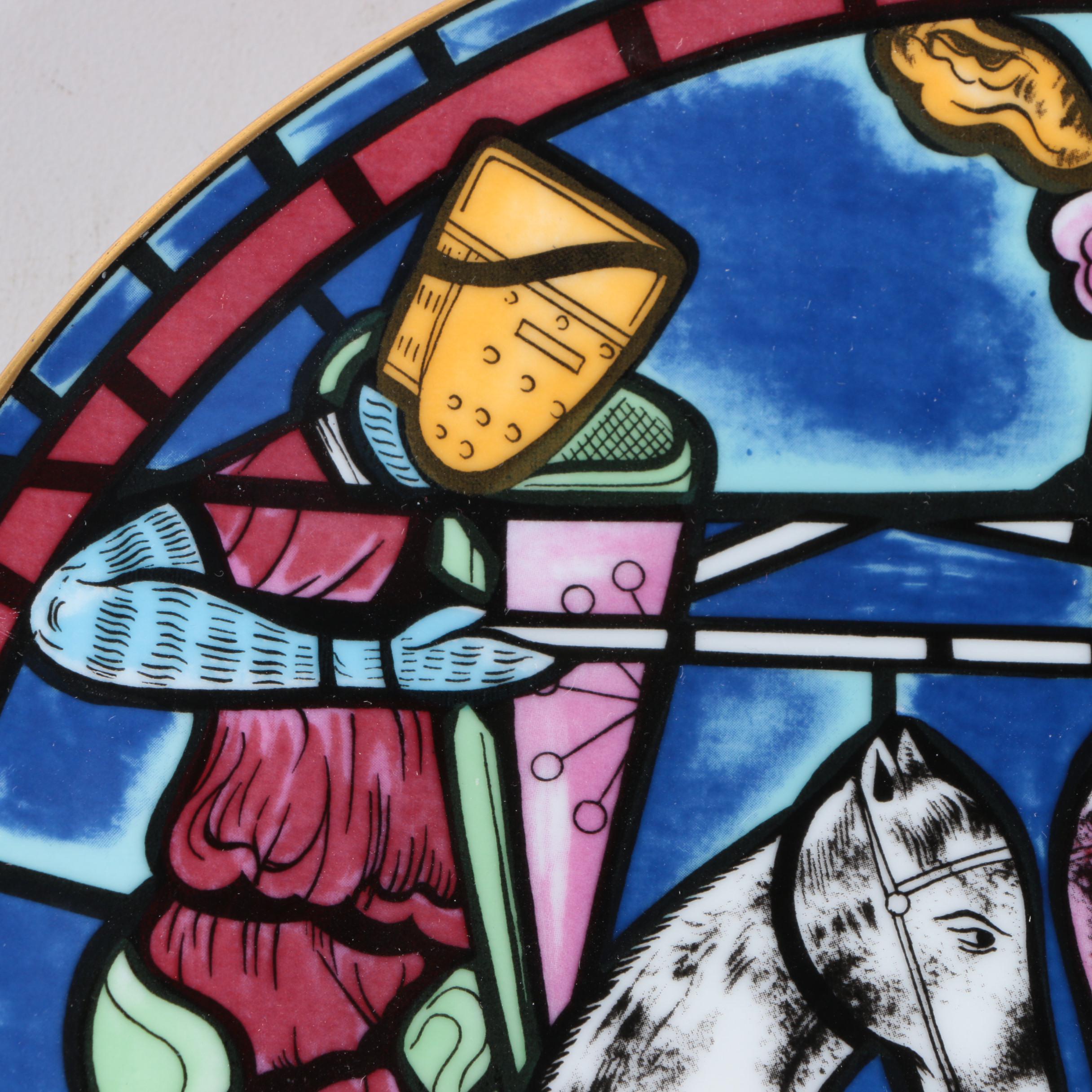 Cartier Limoges Limited Edition Cathedral Plate "Chartres"