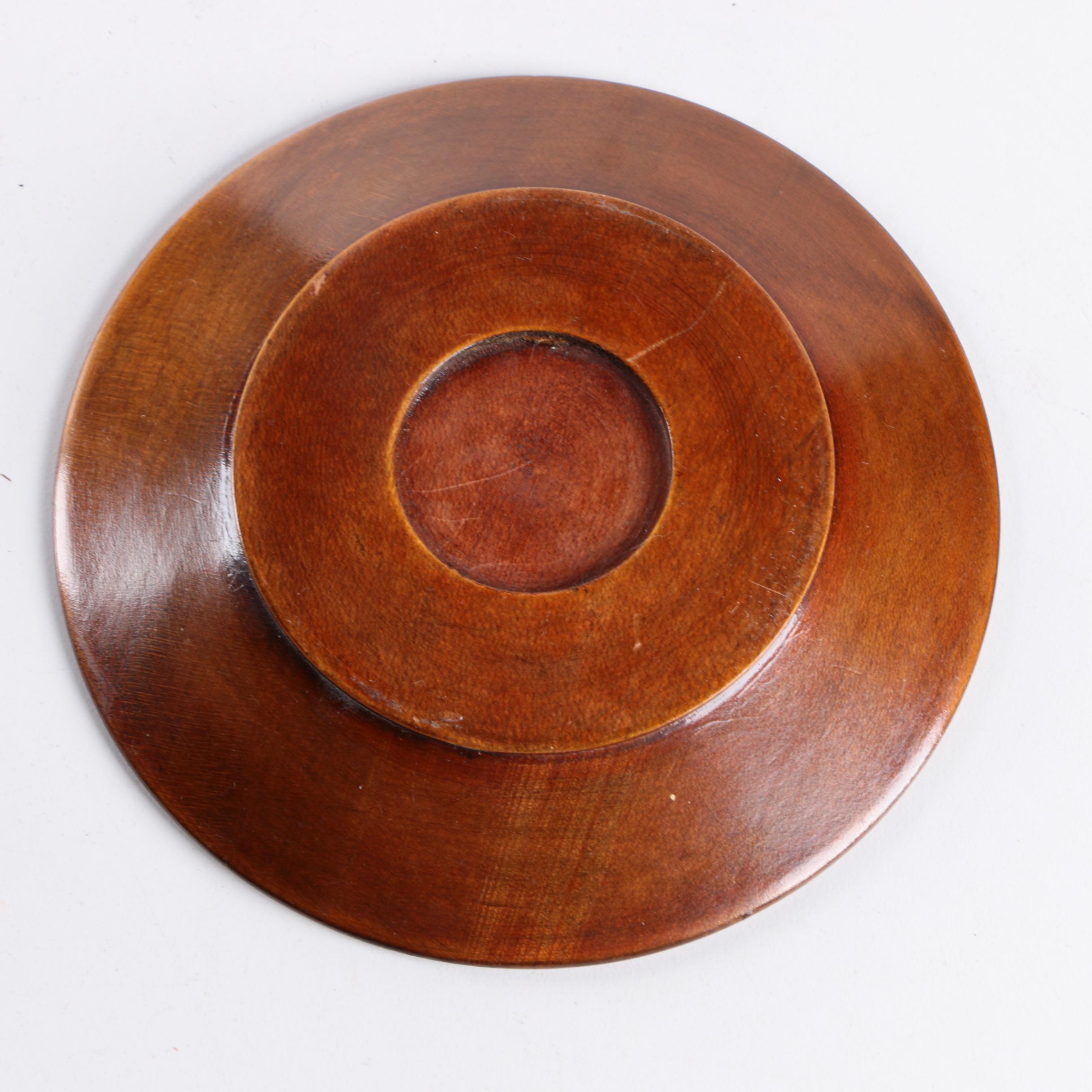 Decorative Carved Wood Plates