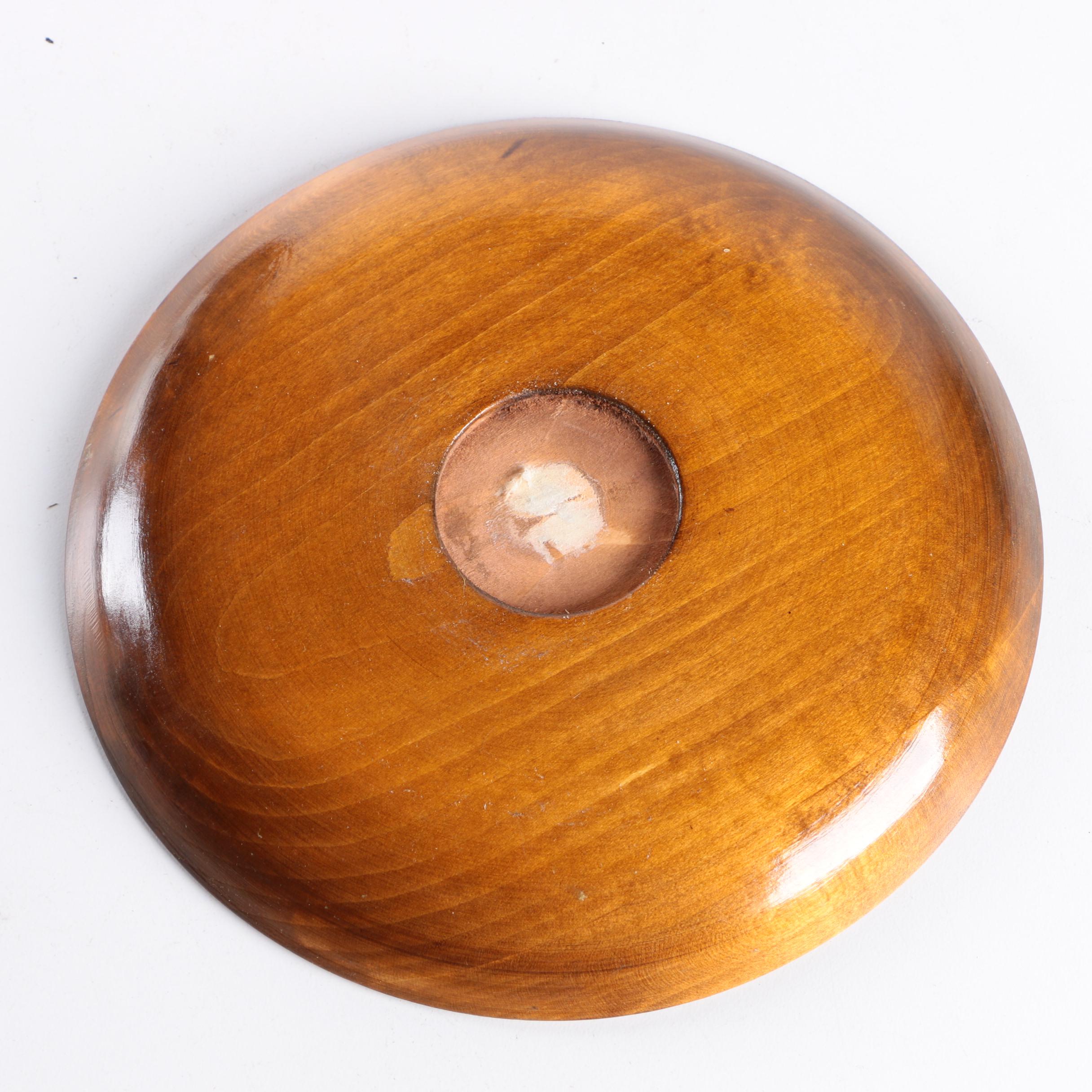 Decorative Carved Wood Plates