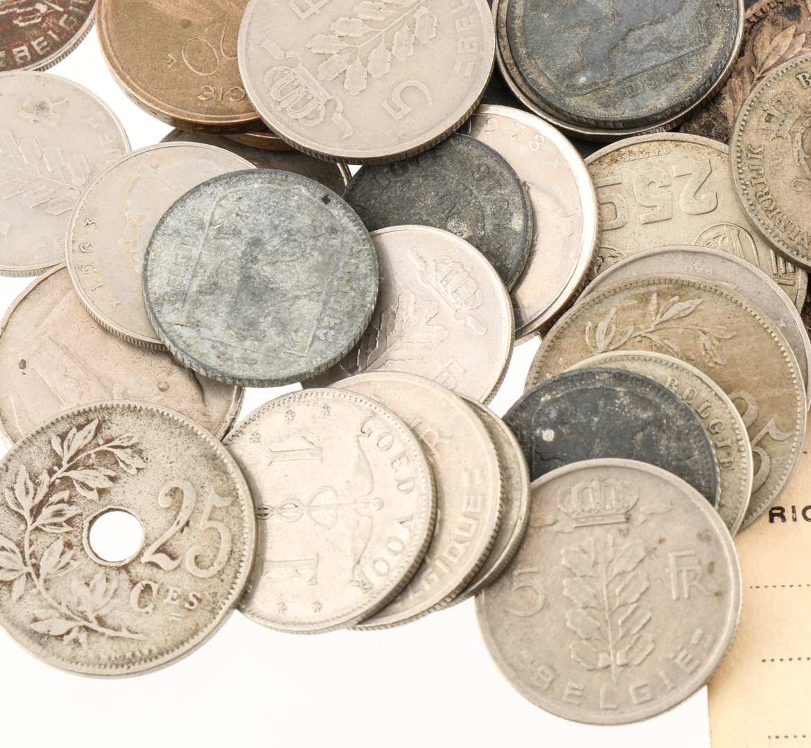 Fifty-Five Antique to Modern Coins from Belgium