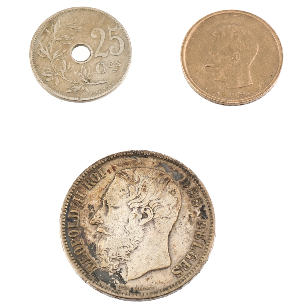Fifty-Five Antique to Modern Coins from Belgium