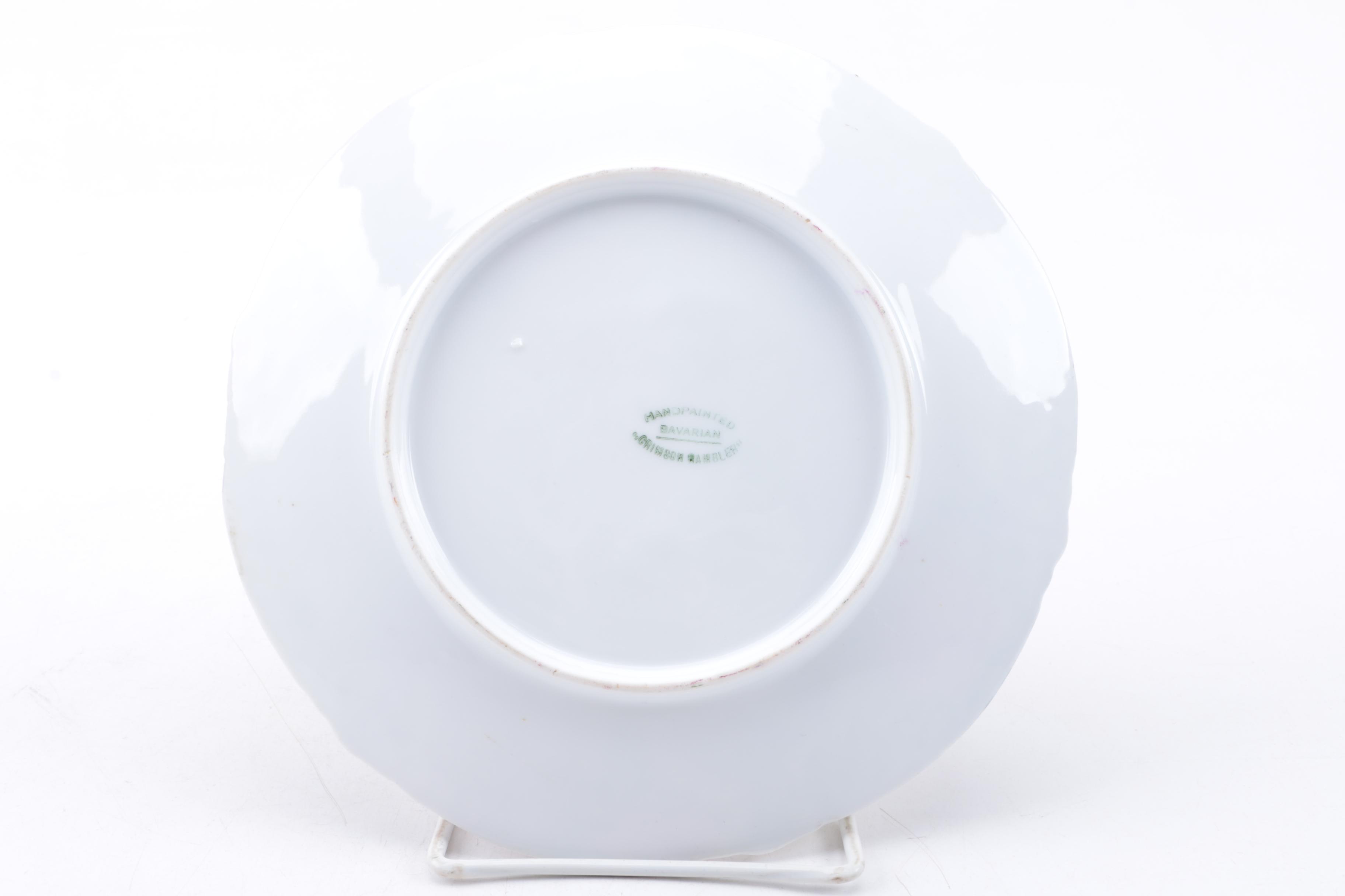 Antique and Vintage Porcelain Plates Including Haviland