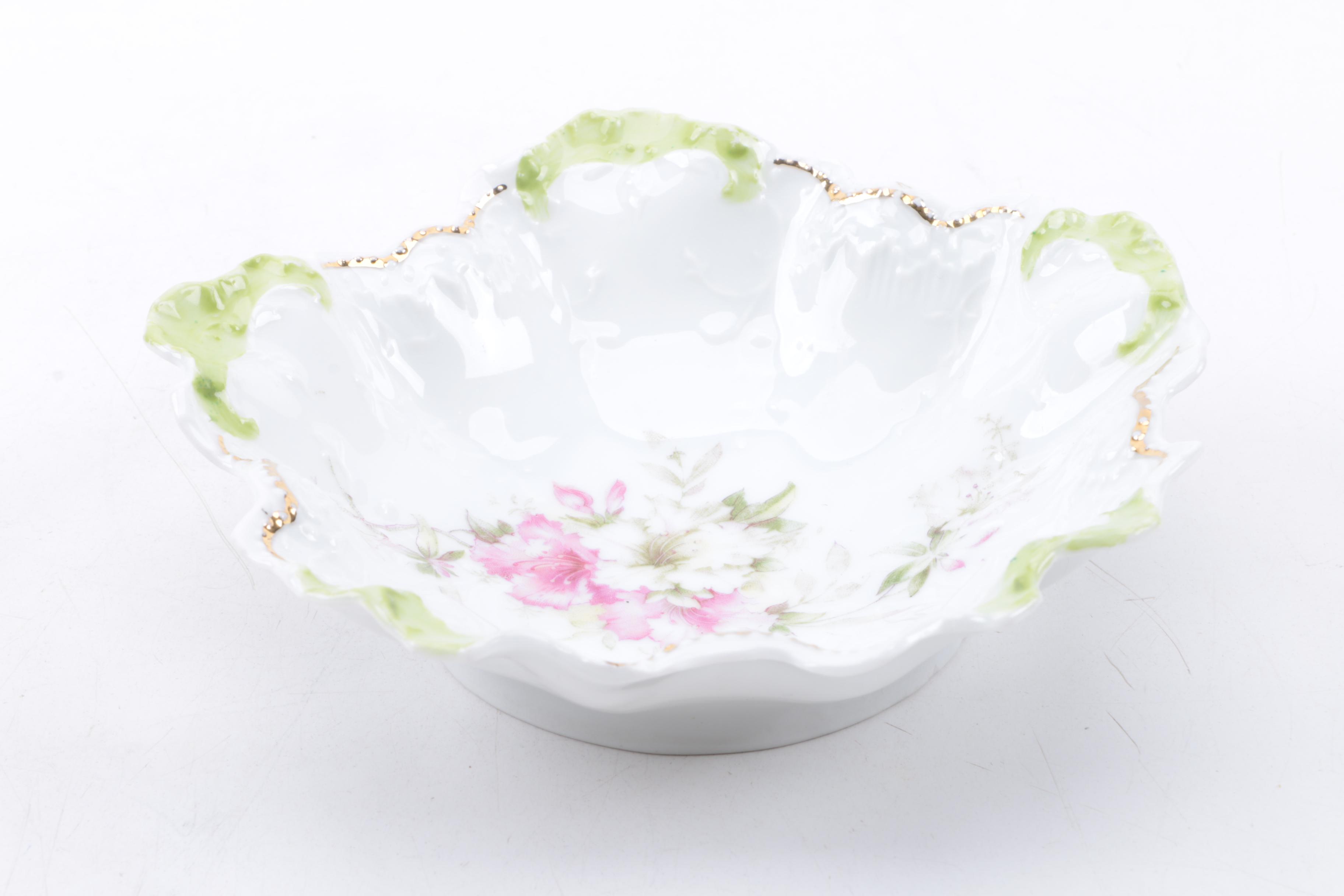 Antique and Vintage Porcelain Plates Including Haviland