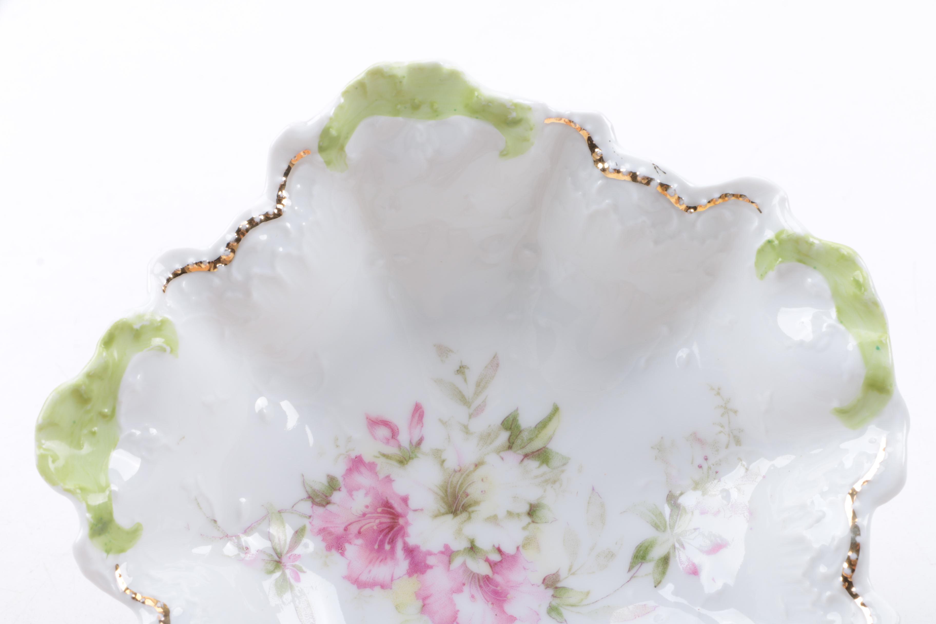 Antique and Vintage Porcelain Plates Including Haviland