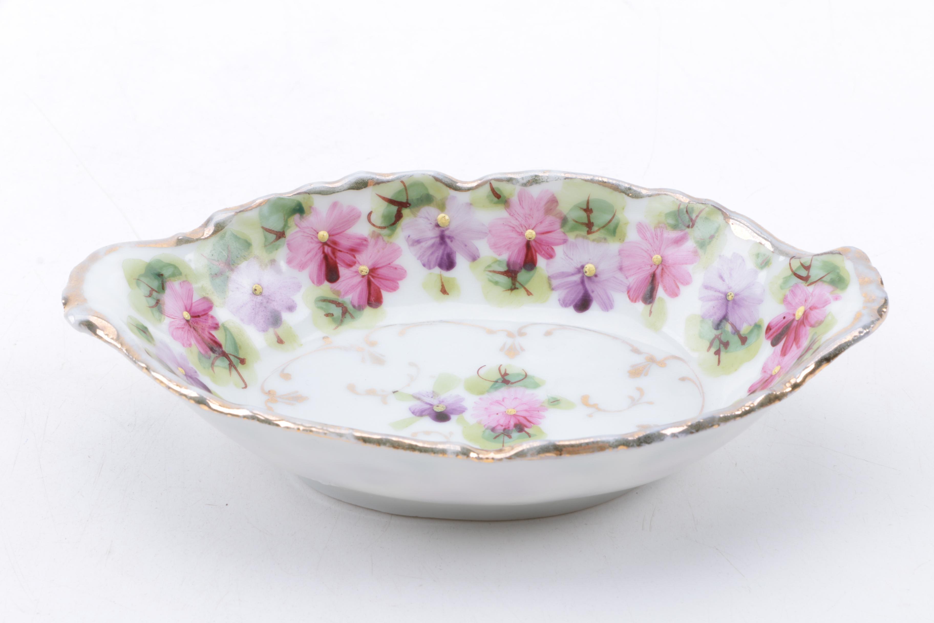 Antique and Vintage Porcelain Plates Including Haviland