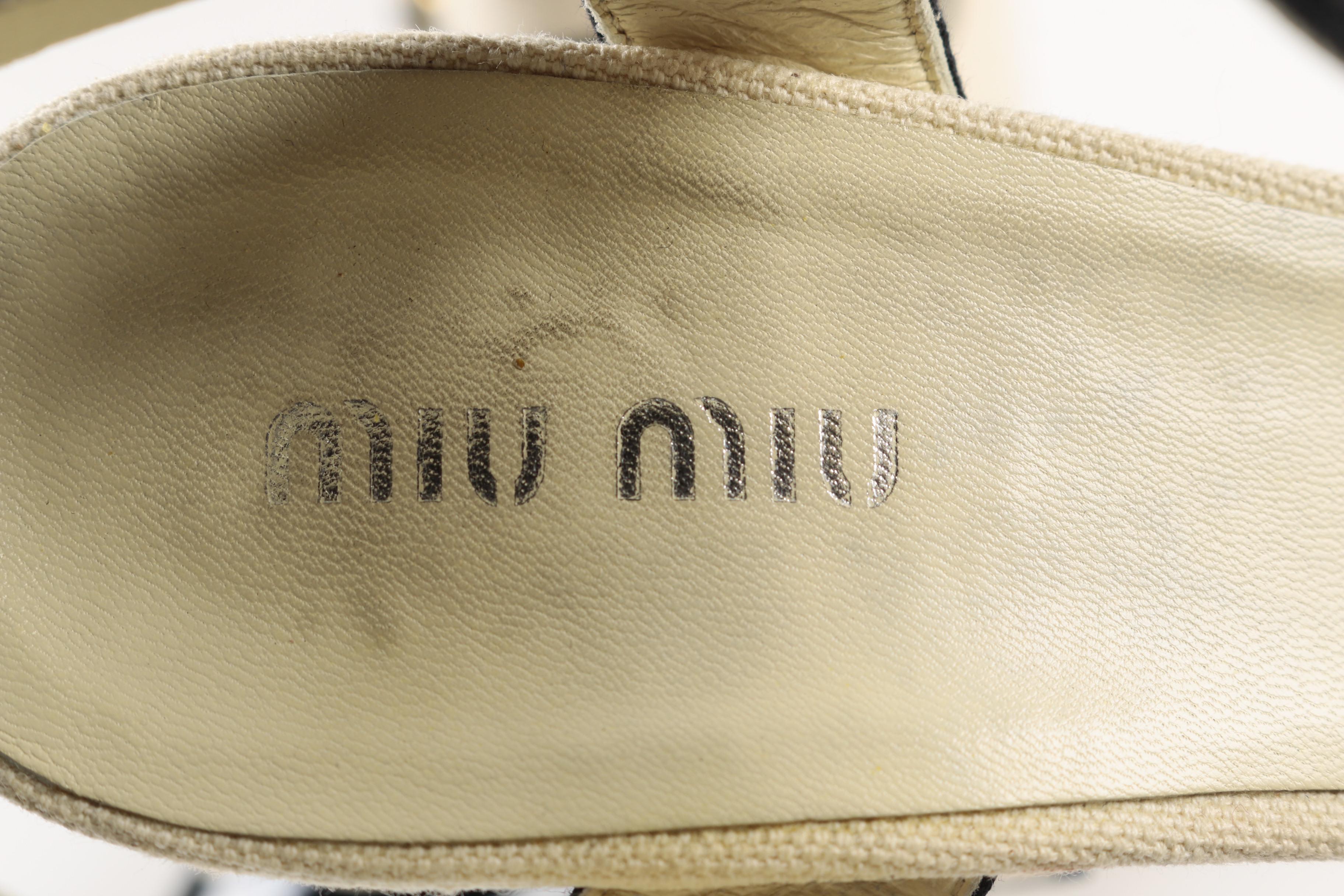 Miu Miu Spectator Style Heels