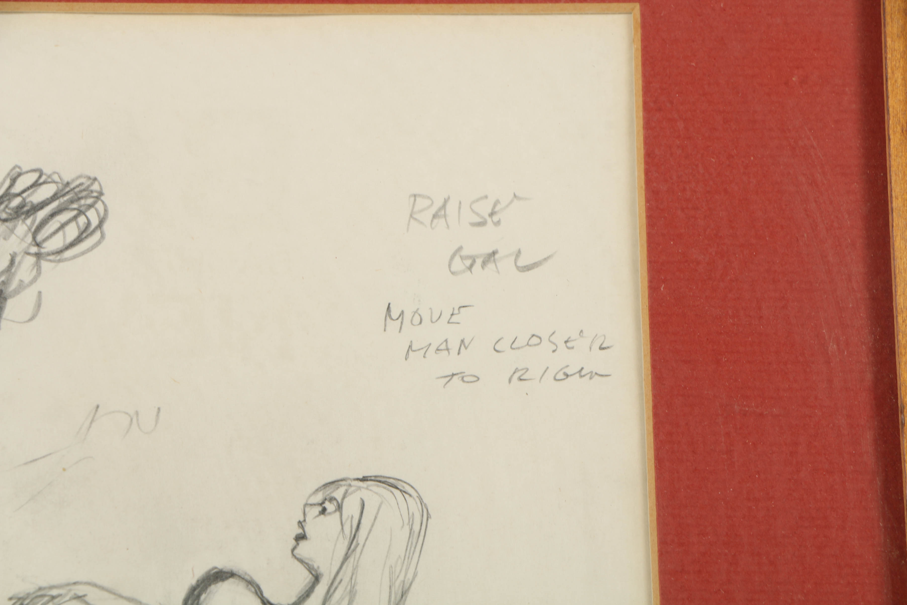 Dink Siegel Graphite Cartoon on Paper "Merlin the Magnificent"