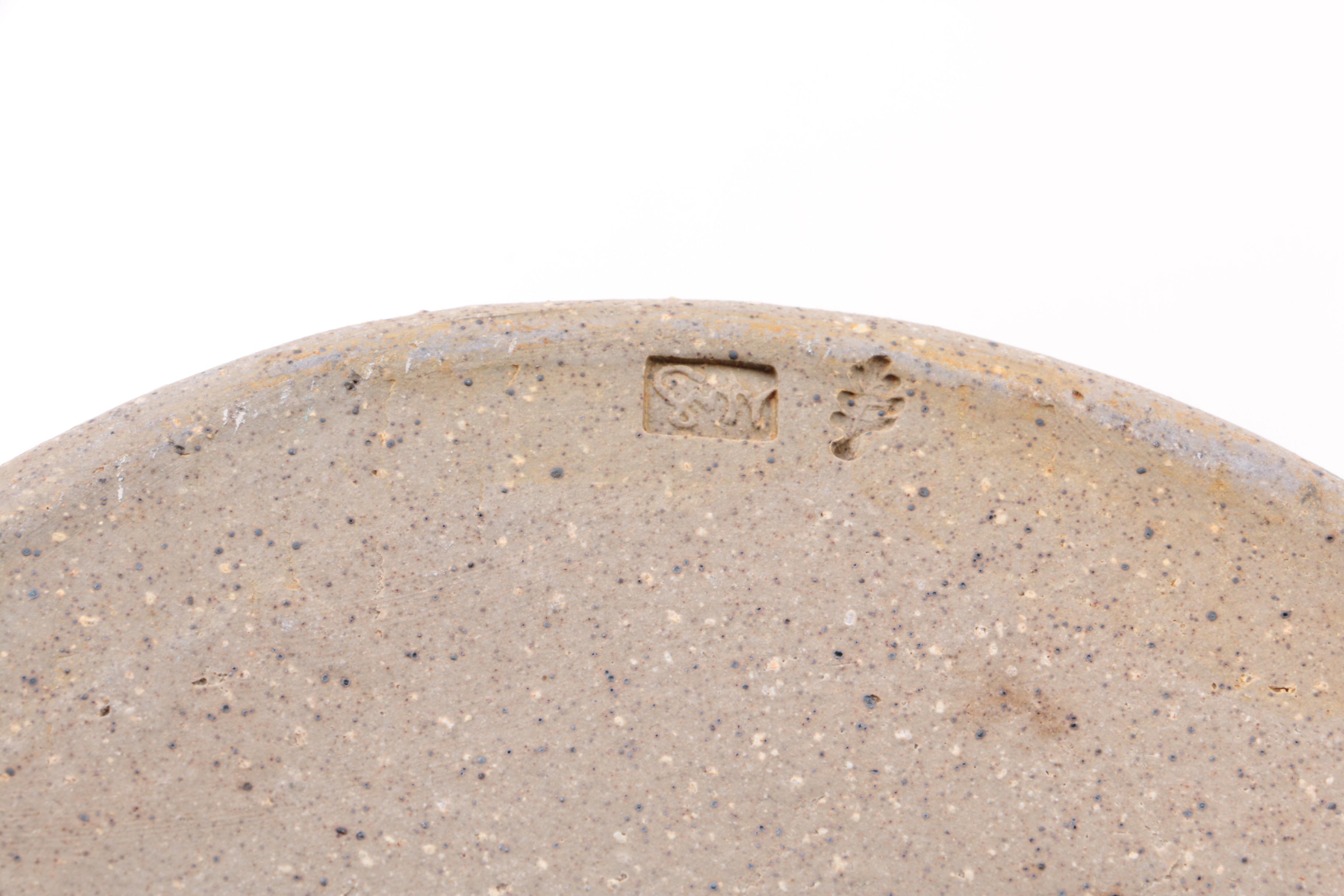 Studio Stoneware Vessel with Bamboo Handle