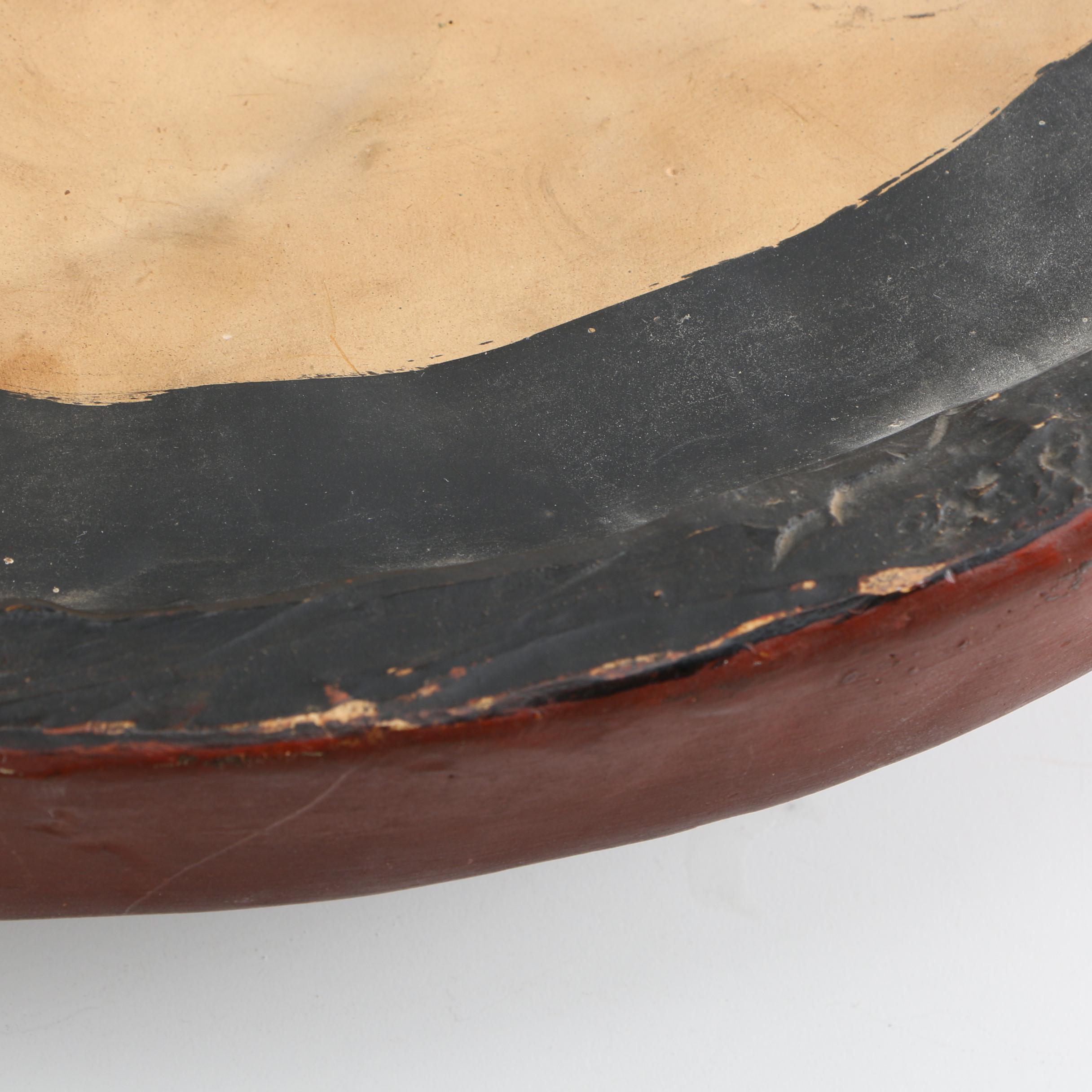 Vintage Native American Inspired Chalkware Plaque