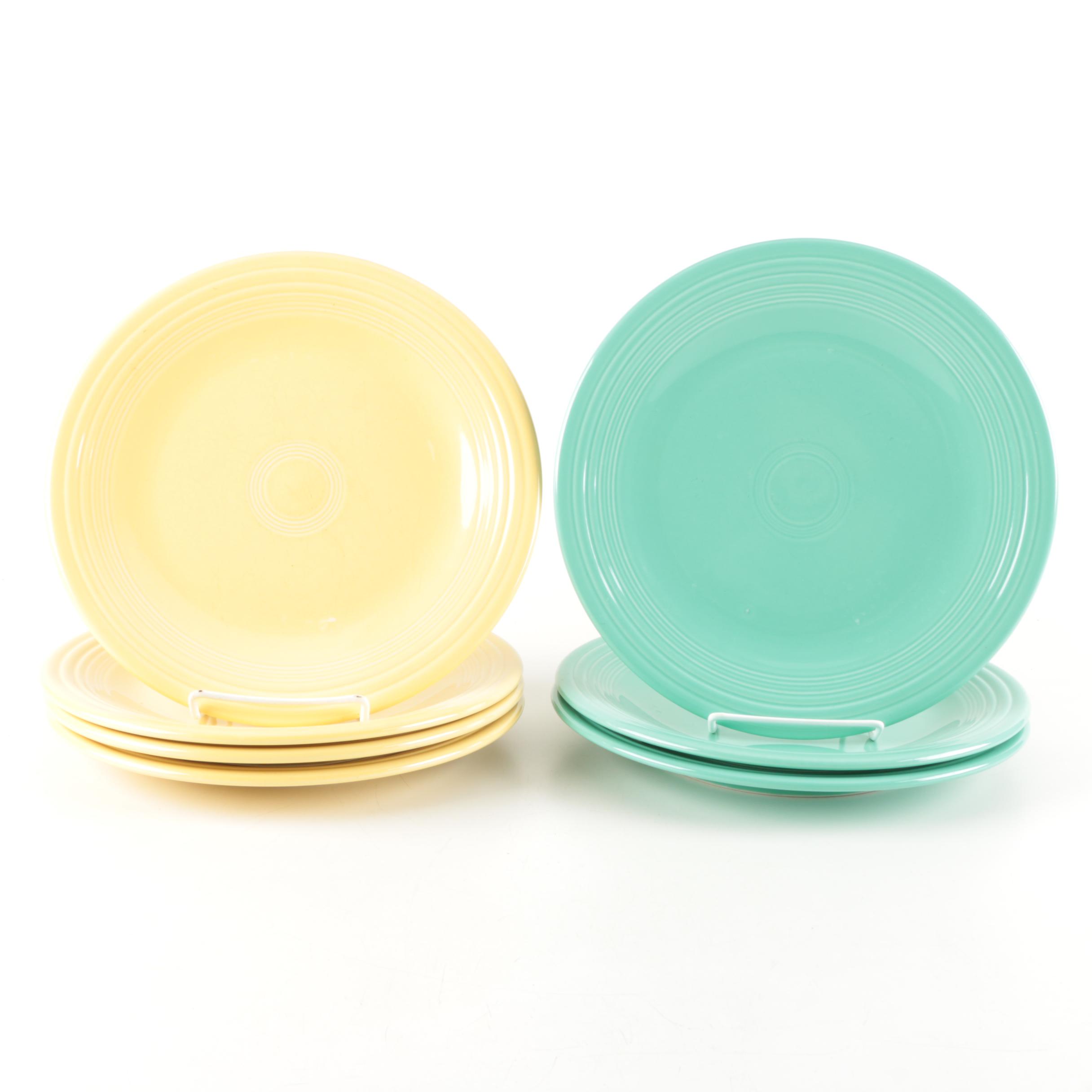 Homer Laughlin Colorful Modern "Fiesta" Dinner Plates