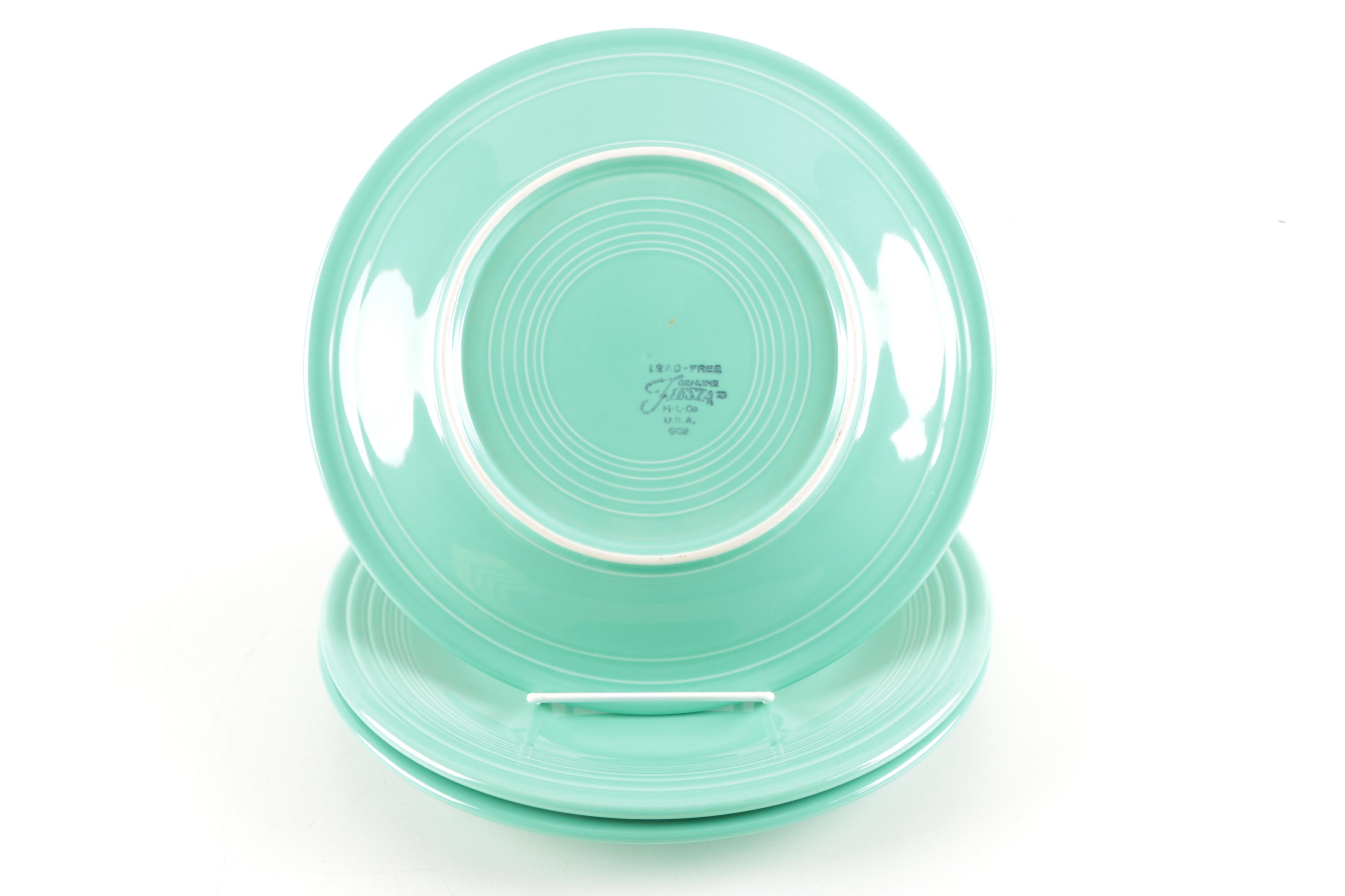 Homer Laughlin Colorful Modern "Fiesta" Dinner Plates