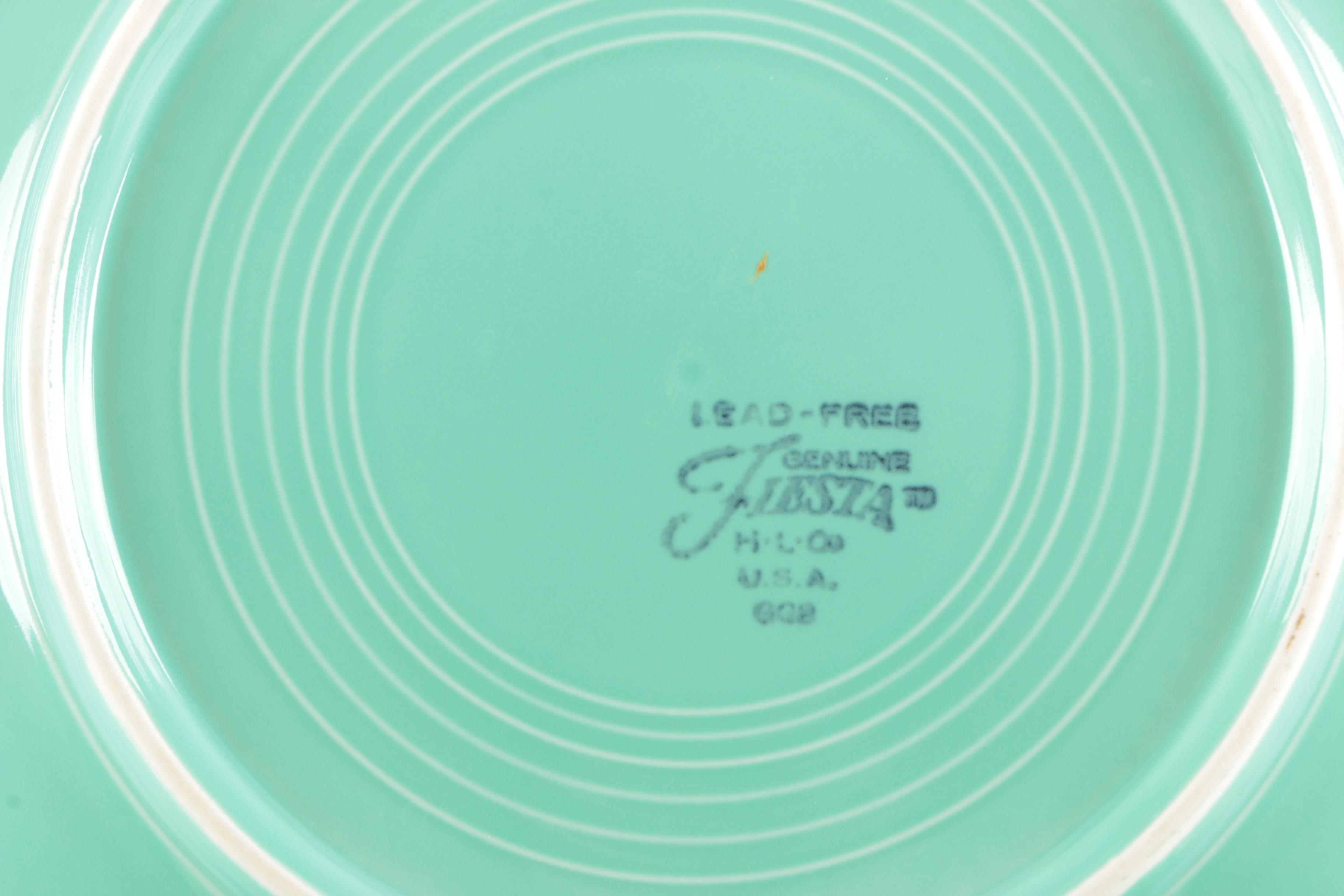 Homer Laughlin Colorful Modern "Fiesta" Dinner Plates