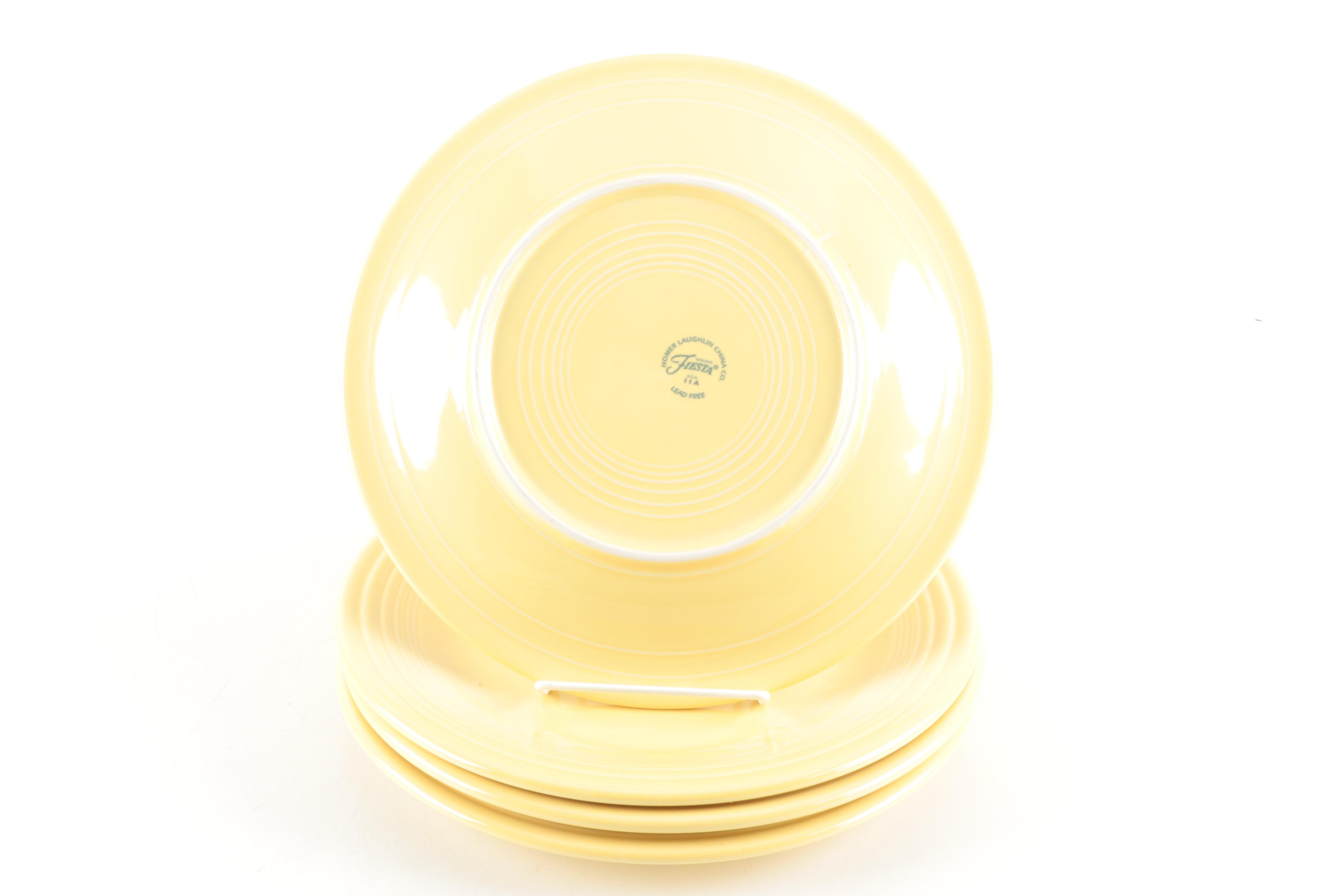 Homer Laughlin Colorful Modern "Fiesta" Dinner Plates