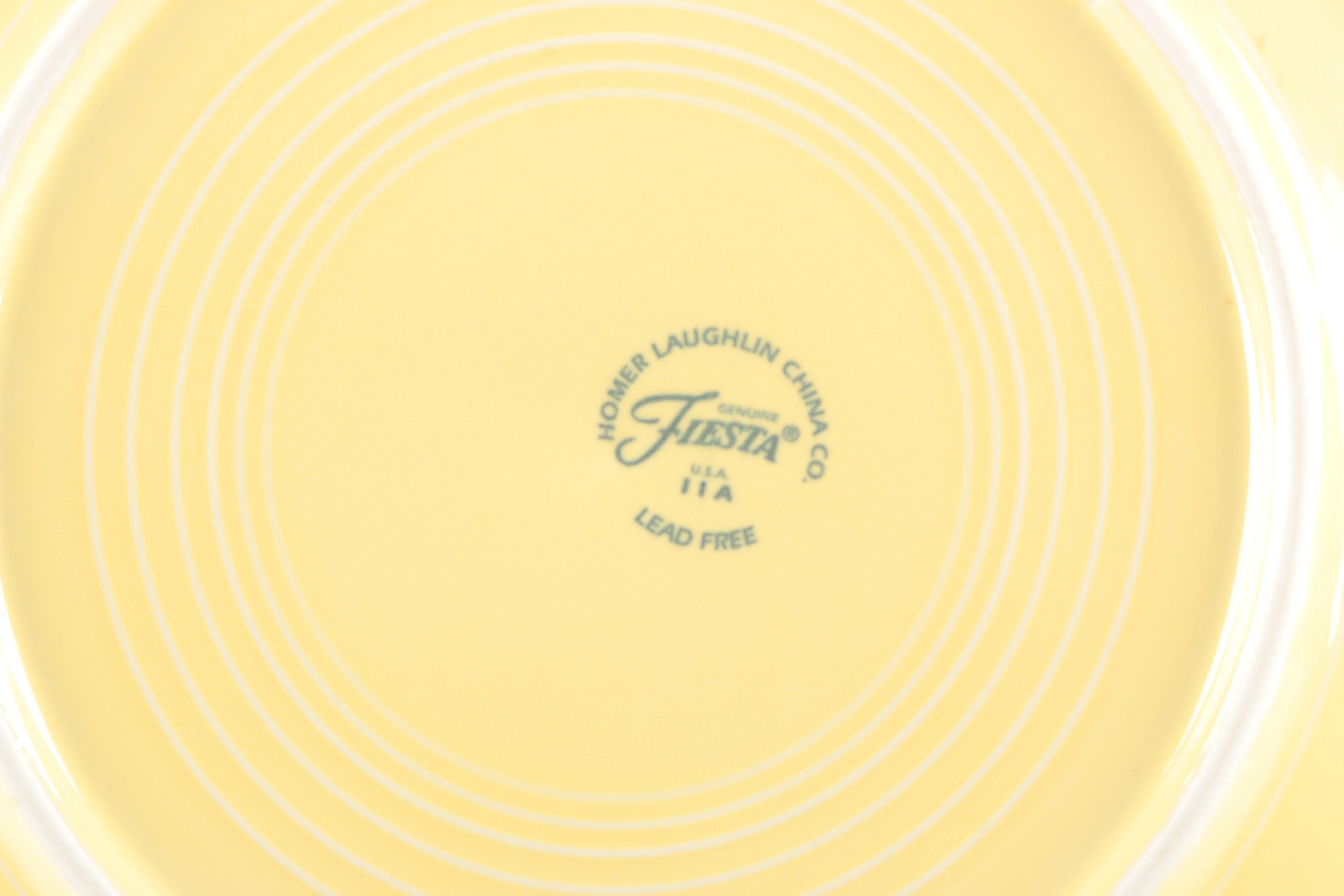 Homer Laughlin Colorful Modern "Fiesta" Dinner Plates